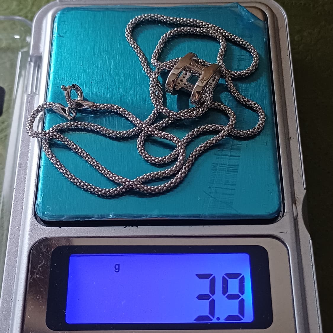 H 이니셜 은목걸이 상품이미지5