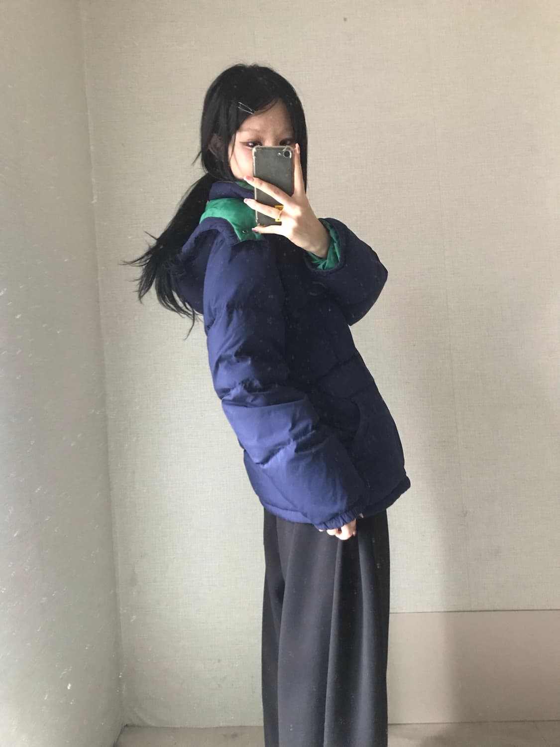 폴로 네이비 패딩 상품이미지4