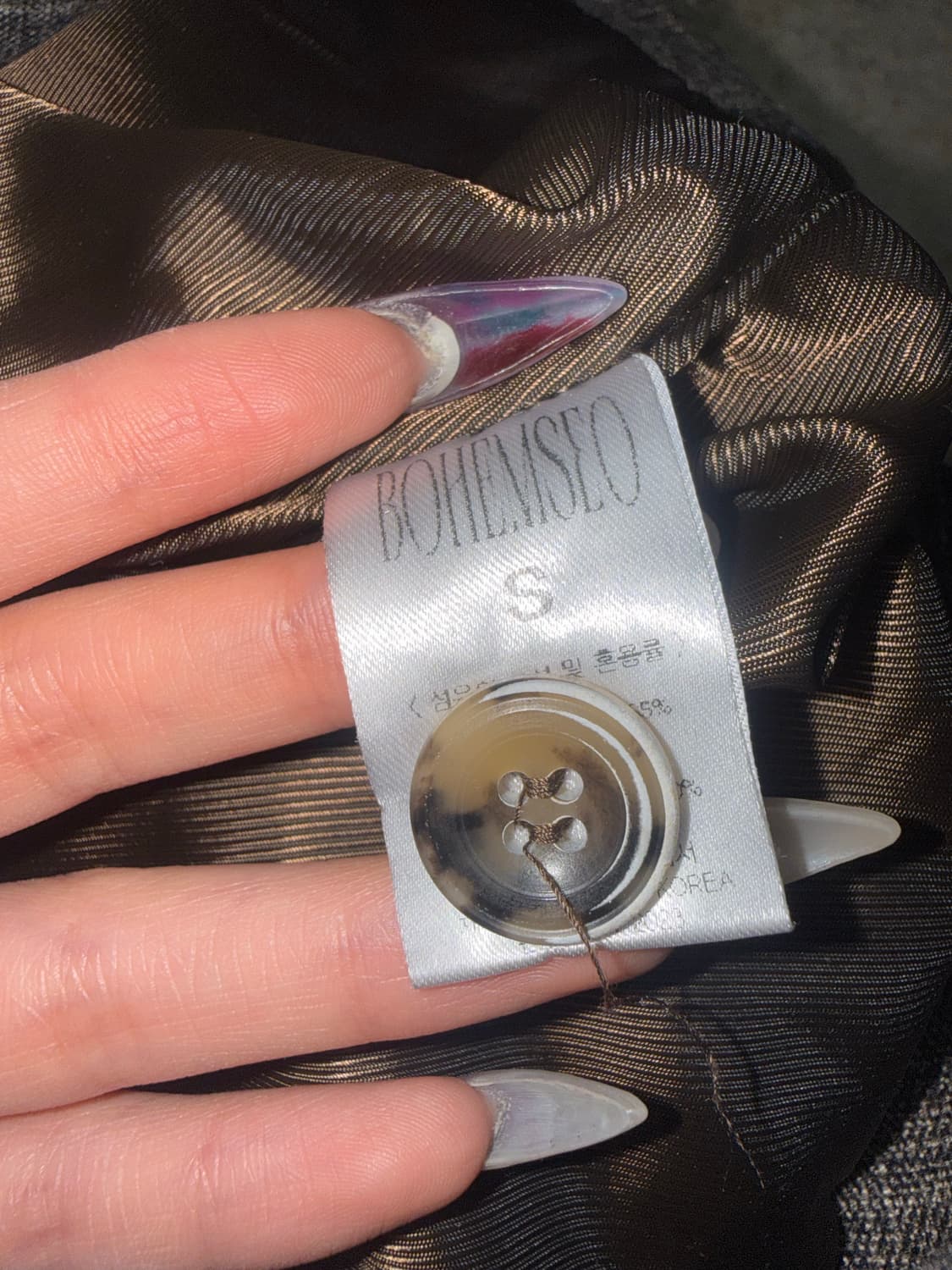 BOHEMIAN SEOUL 미니 랩스커트 상품이미지3