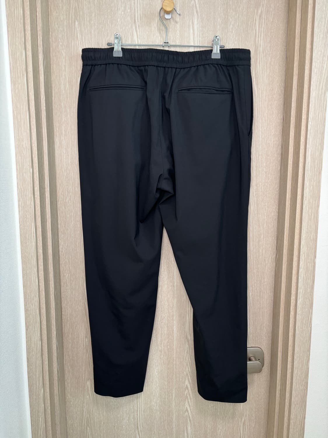 띠어리 Hunter 뉴테일러2 백밴딩 울팬츠34"/블랙 상품이미지3