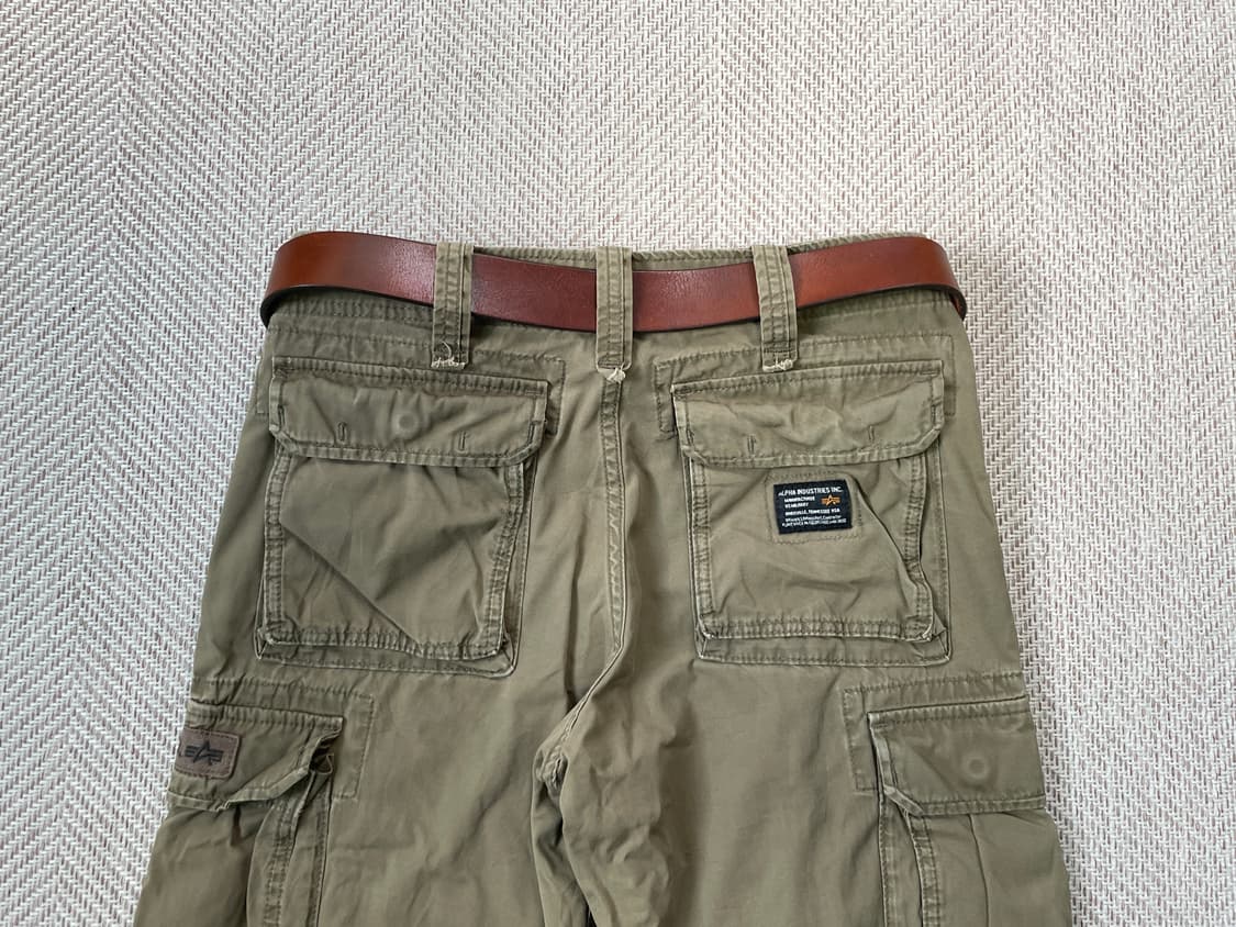 빈티지 갭 브라운 레더 벨트  상품이미지3