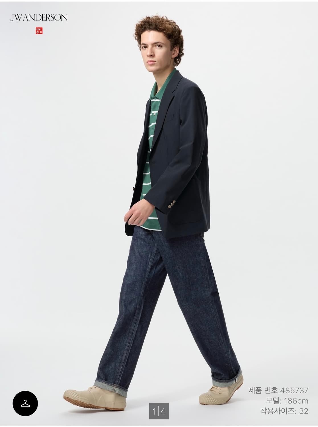 (새상품) 유니클로 jw앤더슨 셀비지 38사이즈 상품이미지1