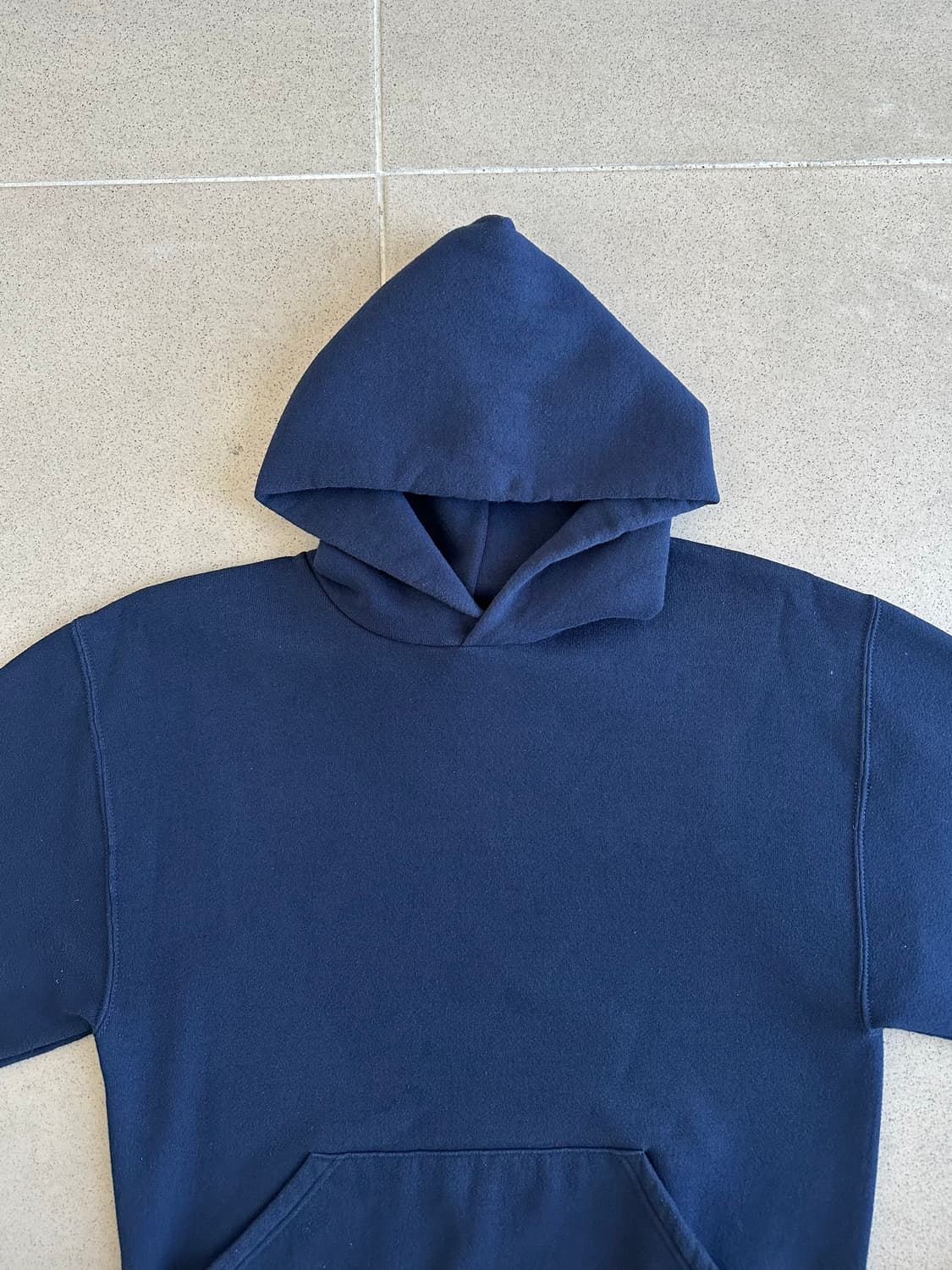 90s 빈티지 러셀 후드 네이비 M 상품이미지4