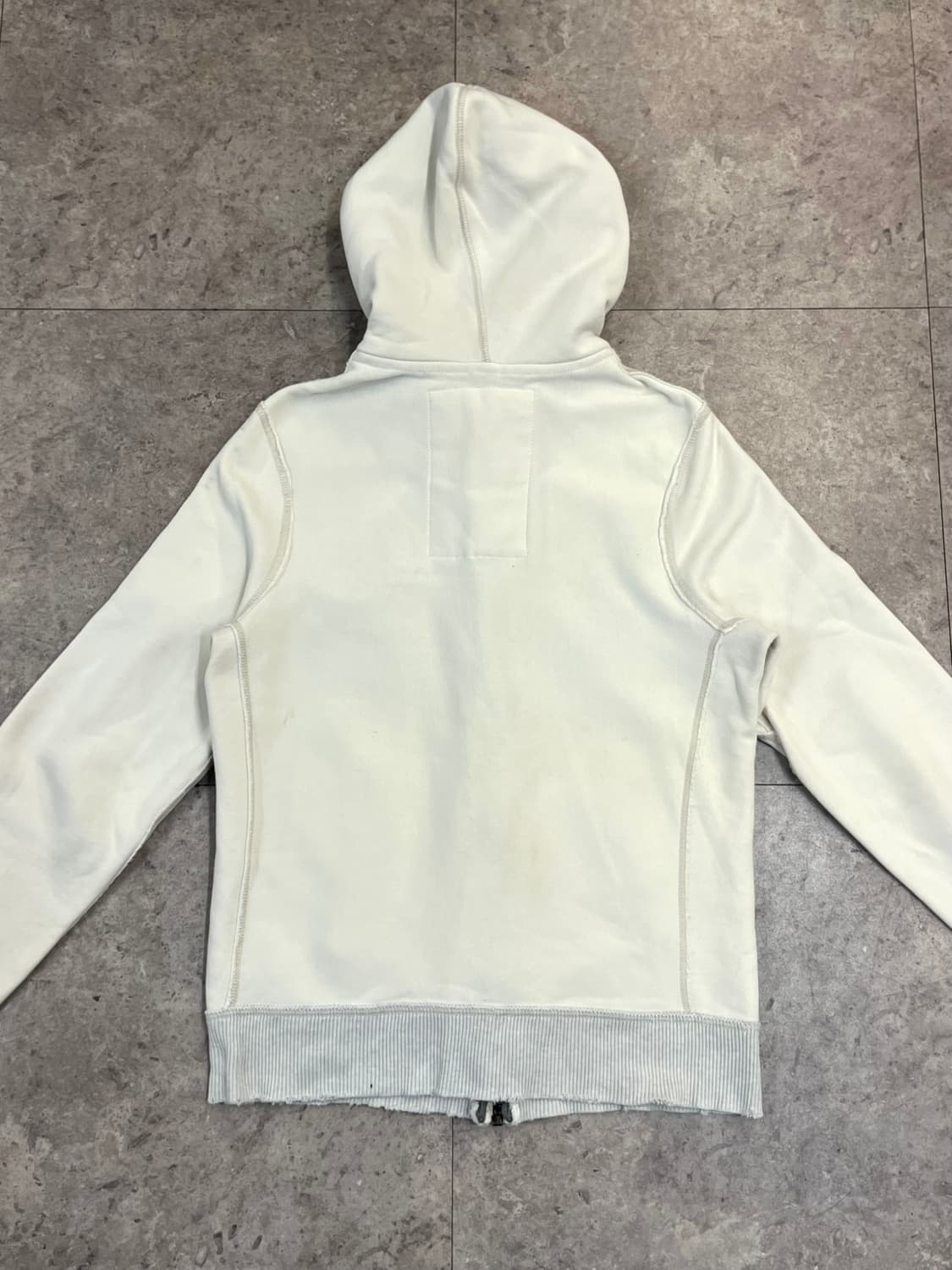 아베크롬비 기모 후드집업 화이트 M #csz3974 상품이미지7