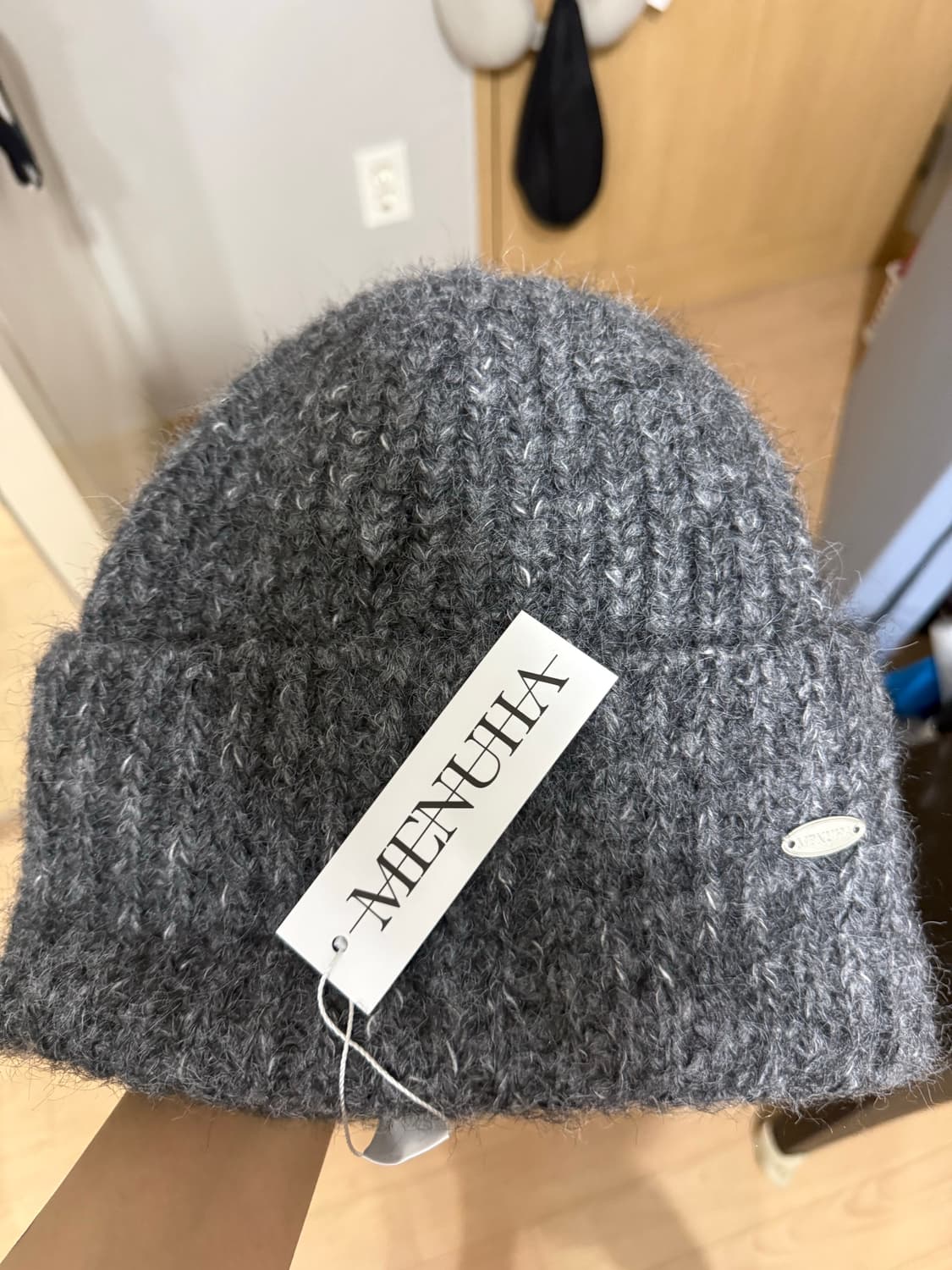 므누하 비니 그레이(새상품) 상품이미지2