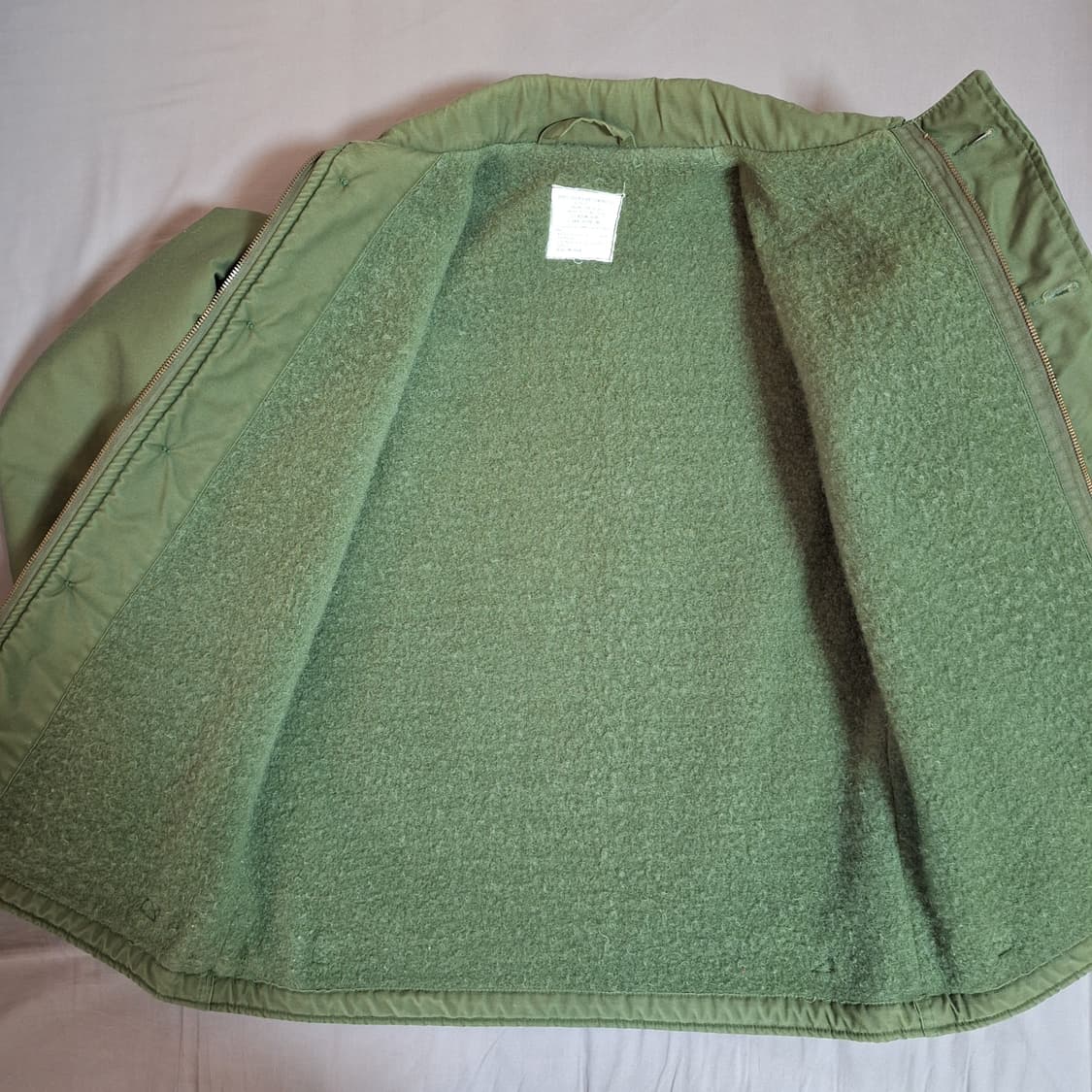 70s 오리지널 미해군 a2덱 자켓 m사이즈 상품이미지4