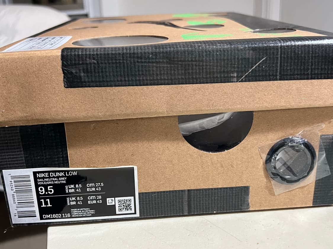 나이키 오프화이트 덩크 로우 lot 26 상품이미지6
