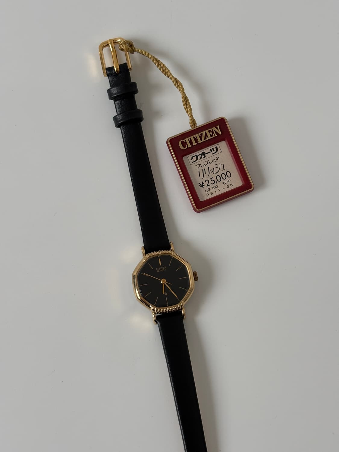 1980s CQ Gold Octagon Ladies Quartz 상품이미지4