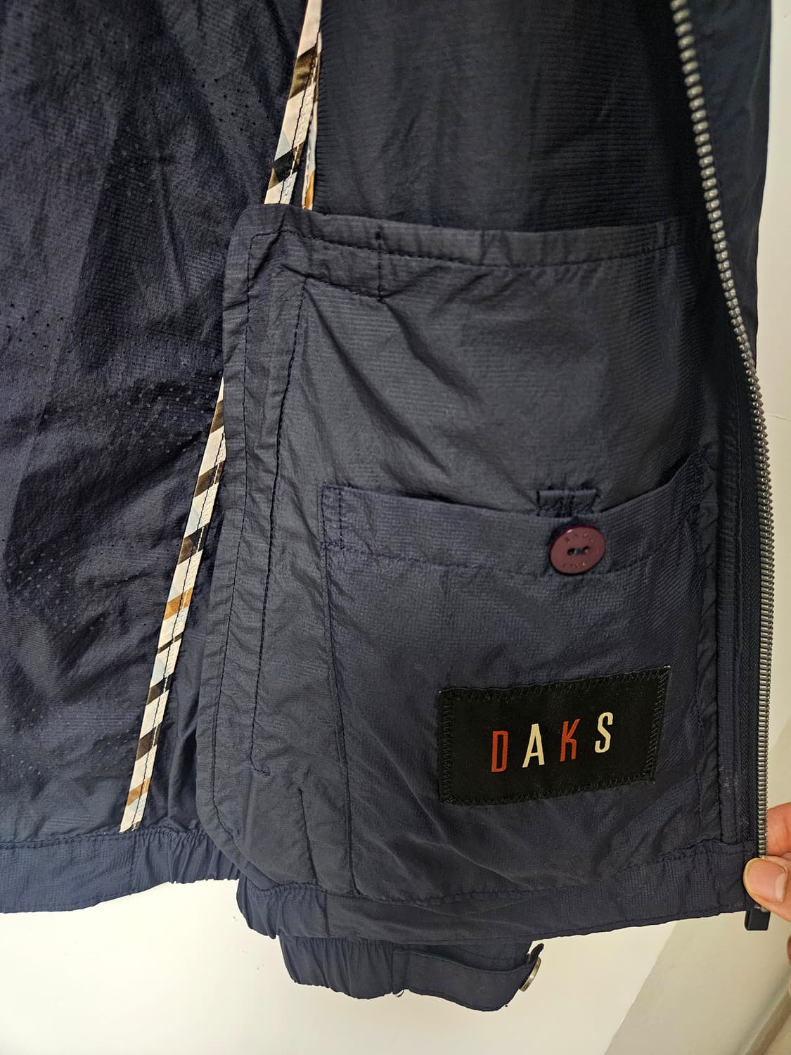 닥스 DAKS 골프 경량 바람막이 자켓 100 상품이미지5