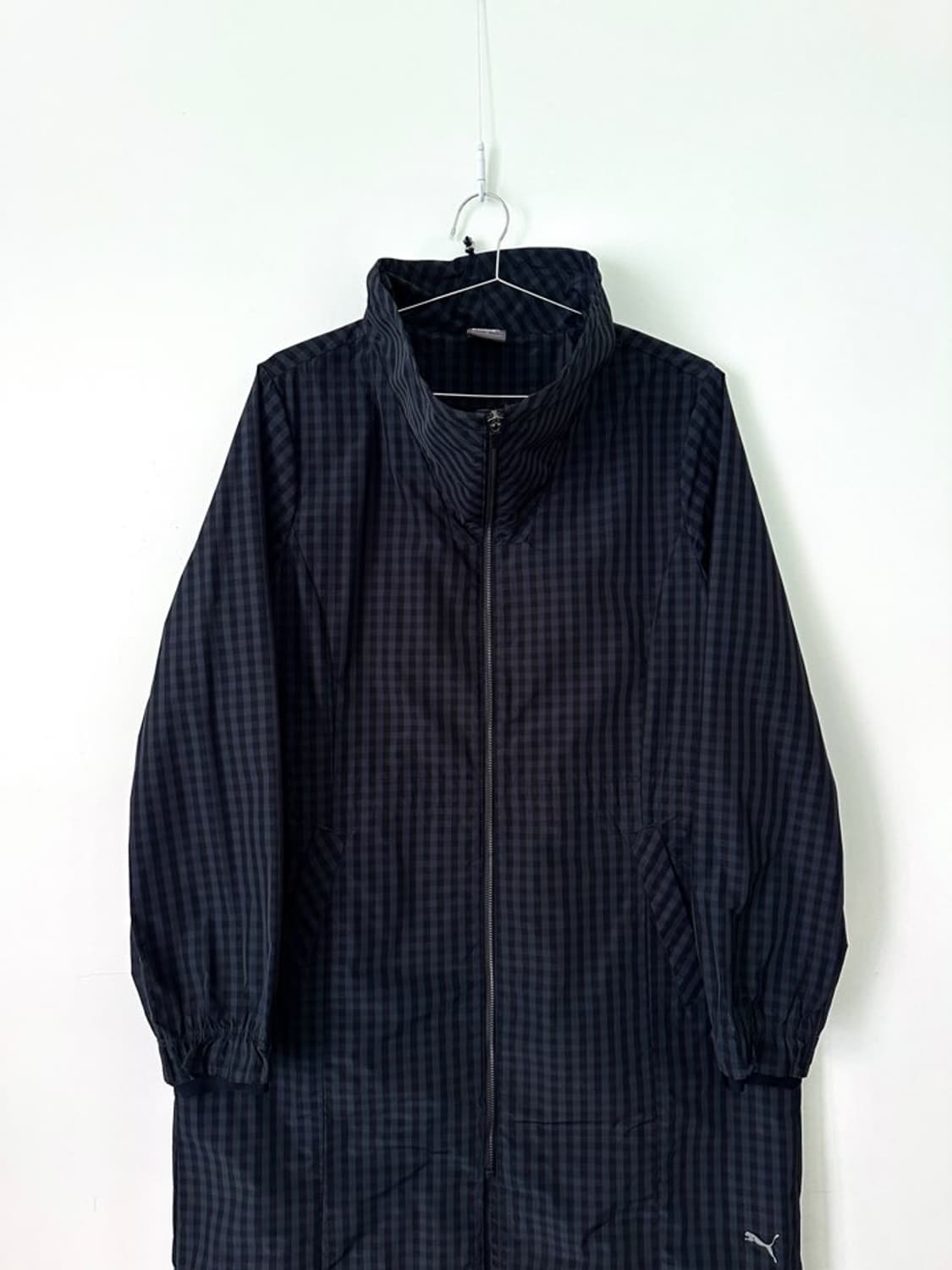 PUMA check anorack jacket / navy 상품이미지2