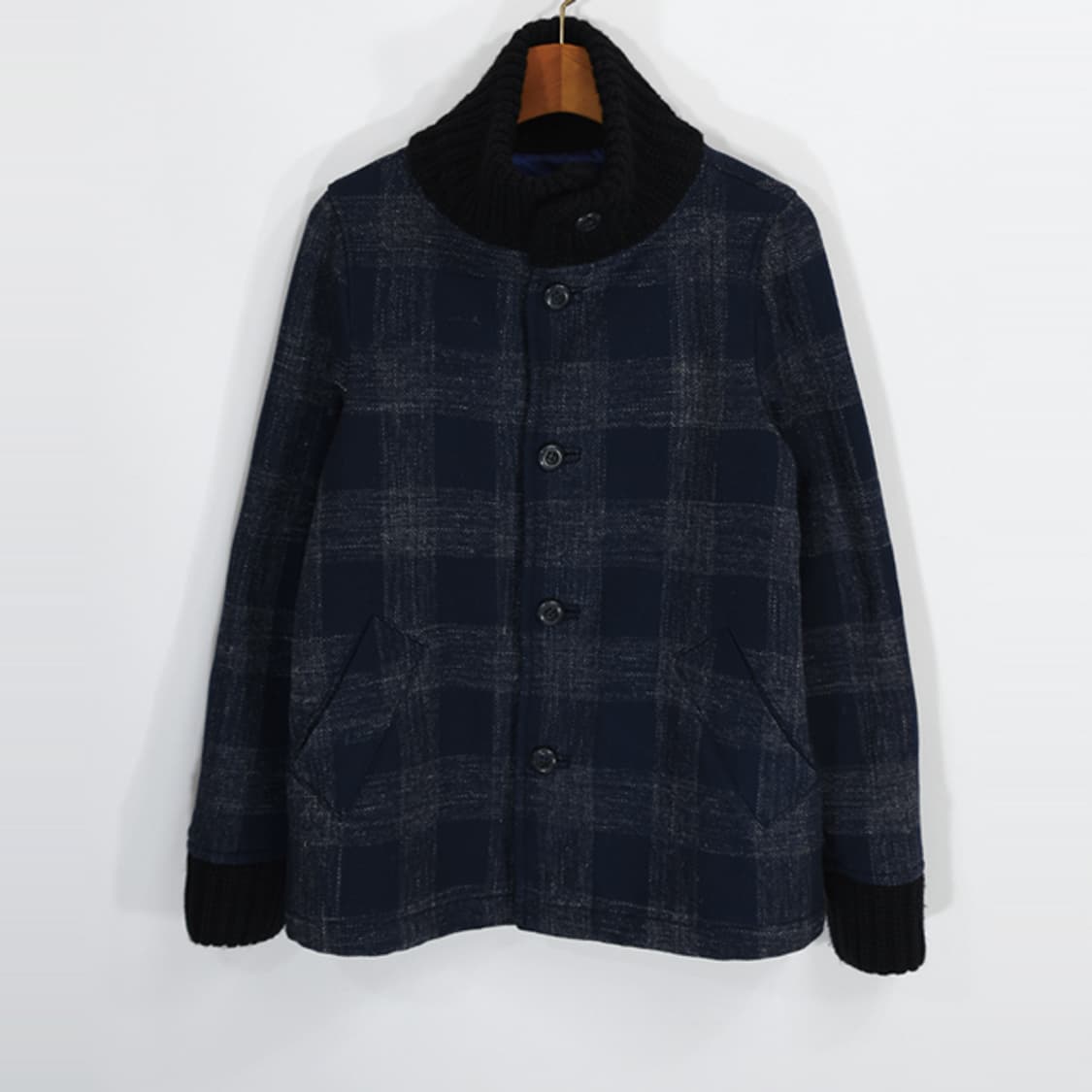A.P.C. 울블렌드체크자켓 상품이미지1