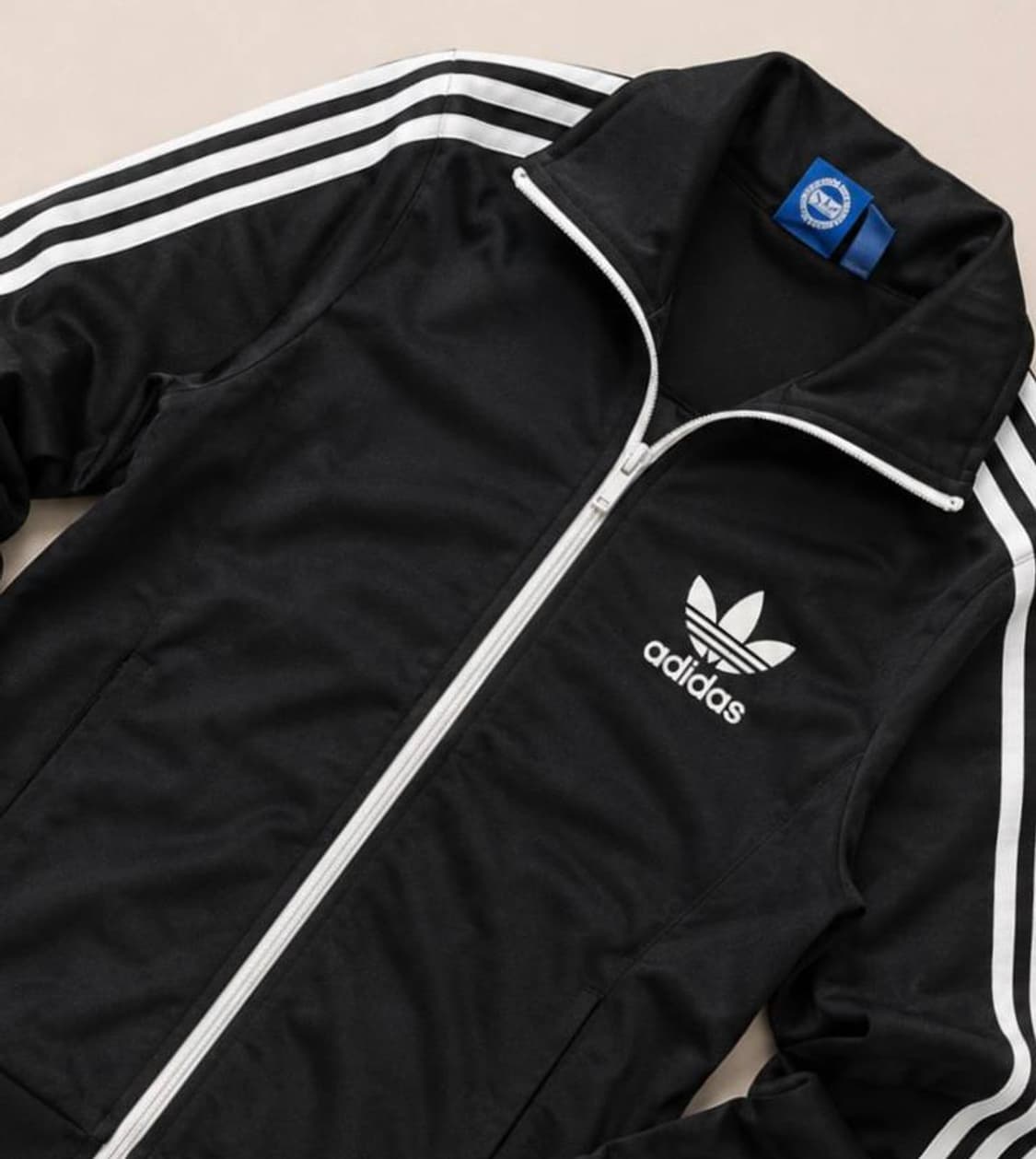 Adidas 아디다스 구형 유로파 파이어버드 검흰 트랙탑 져지 상품이미지2