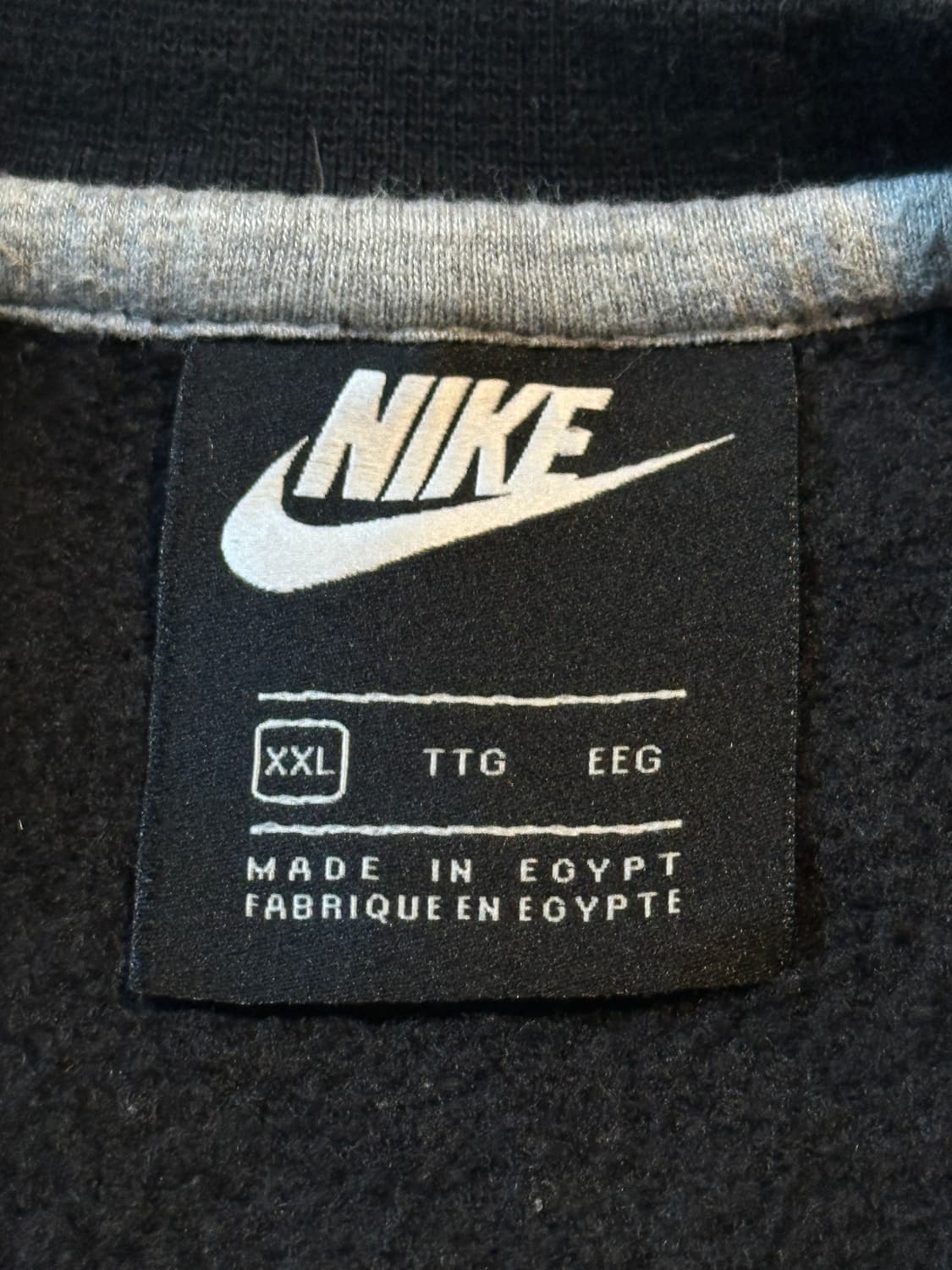 나이키 NIKE 저스트두잇 기모 맨투맨 블랙 상품이미지4