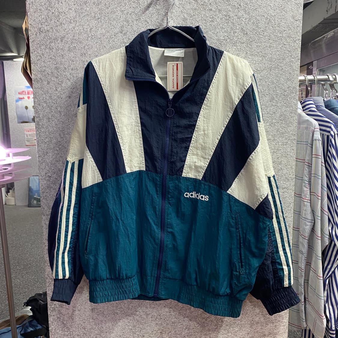 아디다스 스몰로고 올드스쿨 배색 트랙탑 바람막이 B4657 상품이미지2