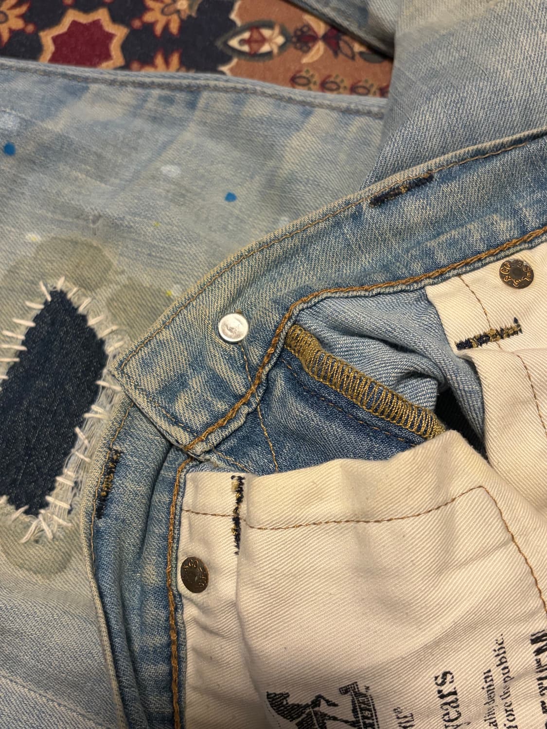 [32] 00‘s 빈티지 리바이스 levis 505 리워크 데님팬츠 상품이미지5