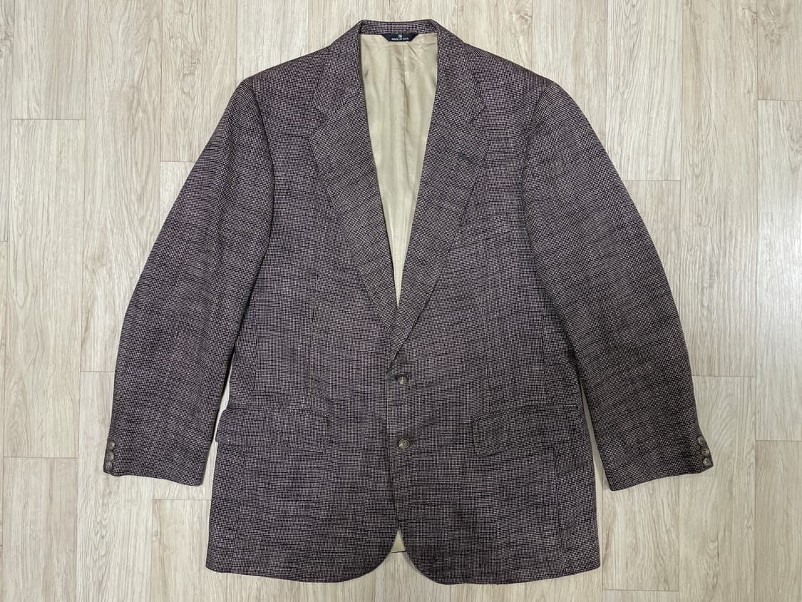 100) 80's 폴로 랄프로렌 체크 울 블레이저(미국제)RRL&LVC 상품이미지1