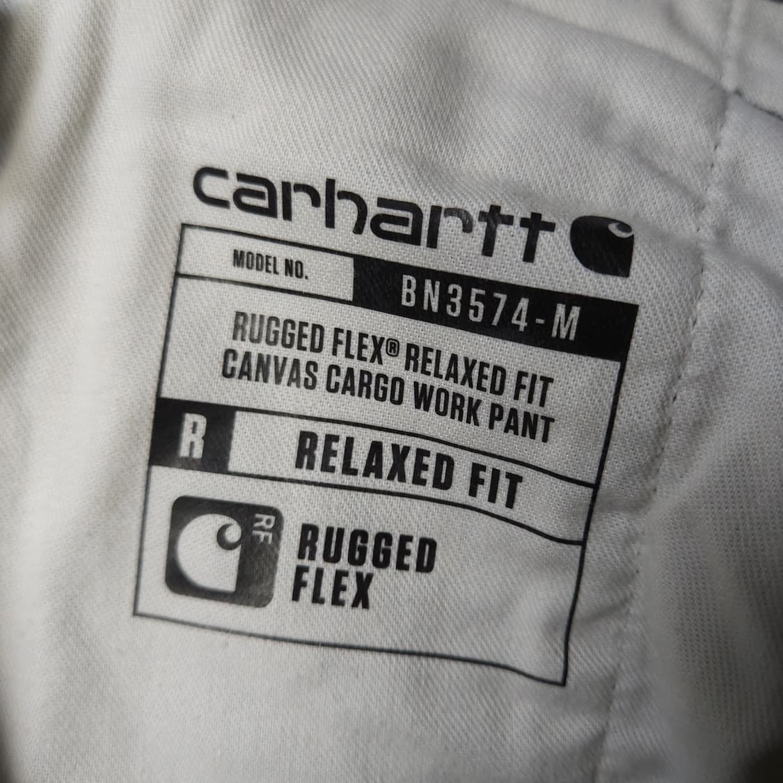 32/32 ) 칼하트 릴렉스드핏 카고 팬츠 그레이 상품이미지6