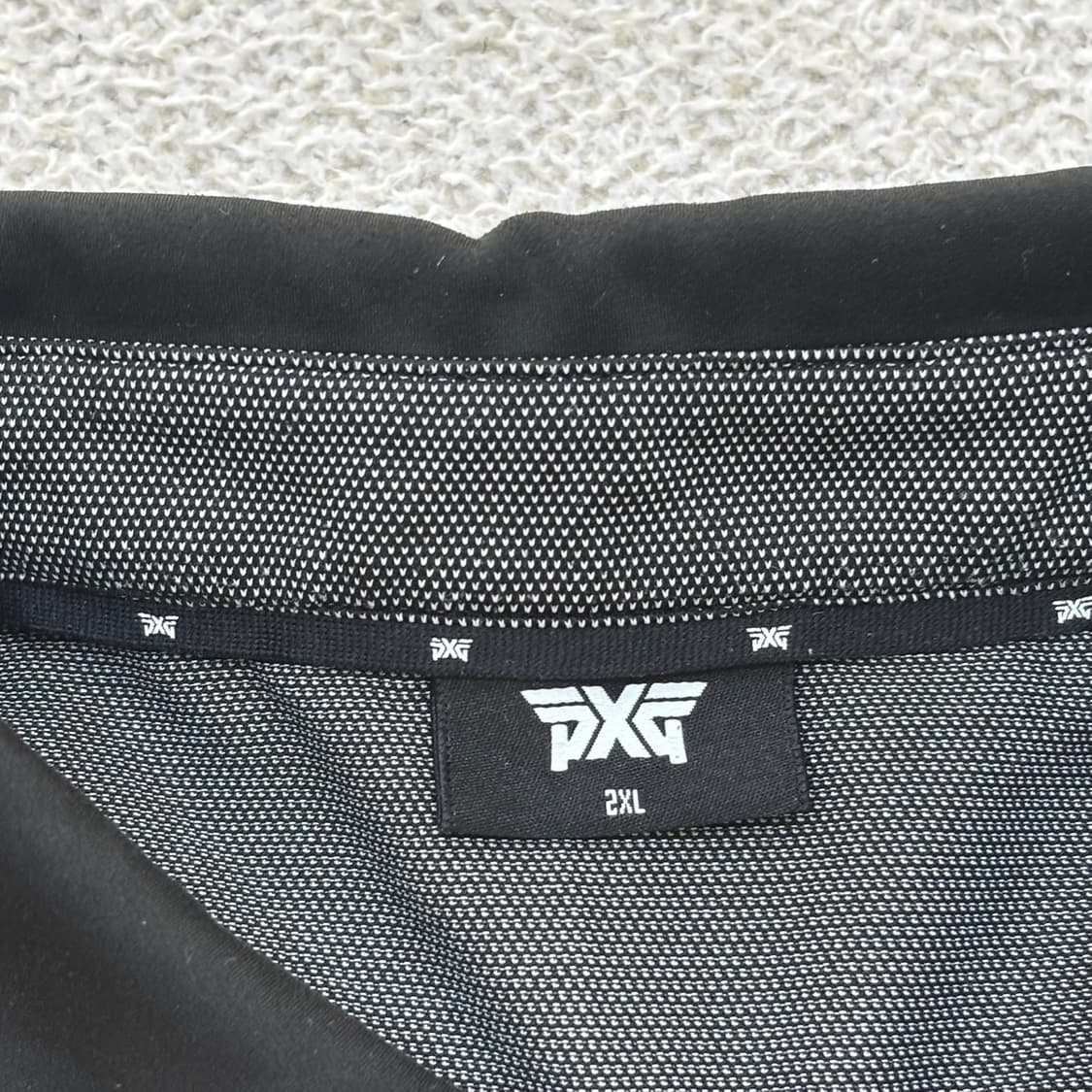 XXL PXG 어깨 배색 반팔 카라 티셔츠 (하자확인) 0605E 상품이미지5