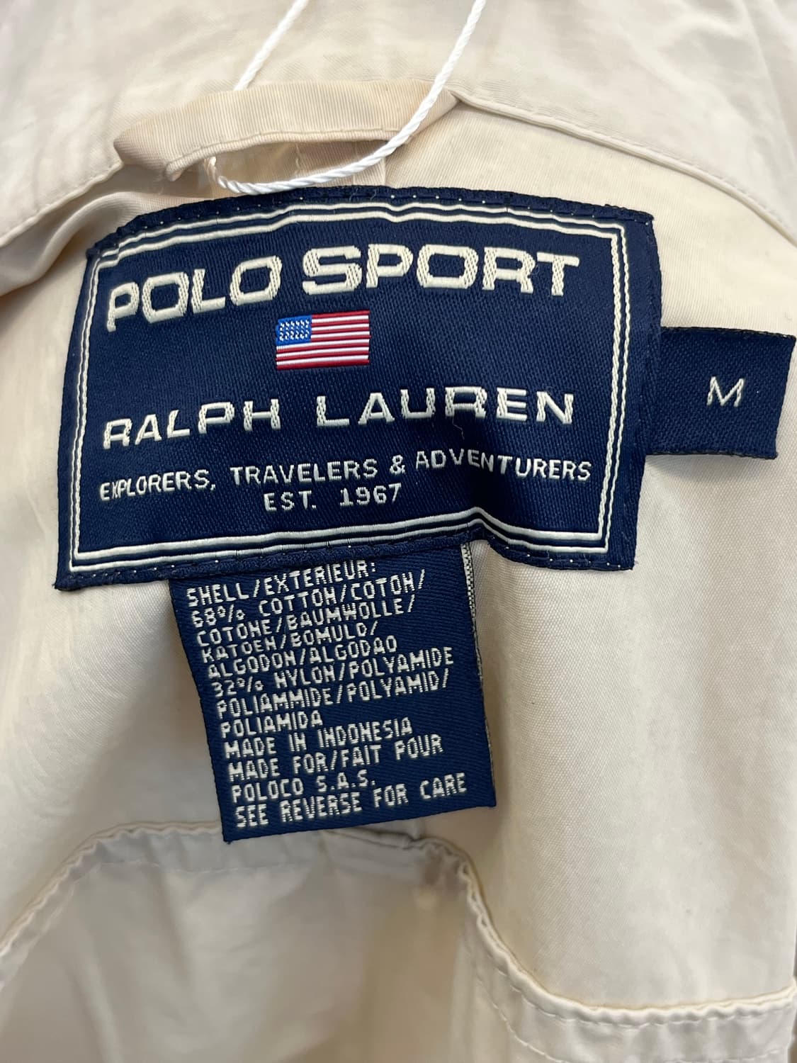 폴로 스포츠 코튼 나일론 집업 자켓 상품이미지8