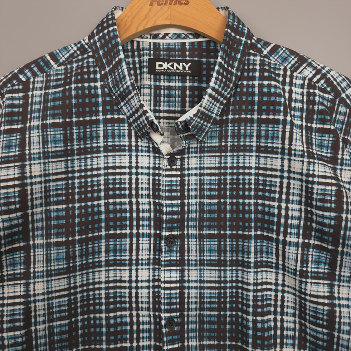 DKNY 디케이앤와이 체크 셔츠 L 상품이미지2