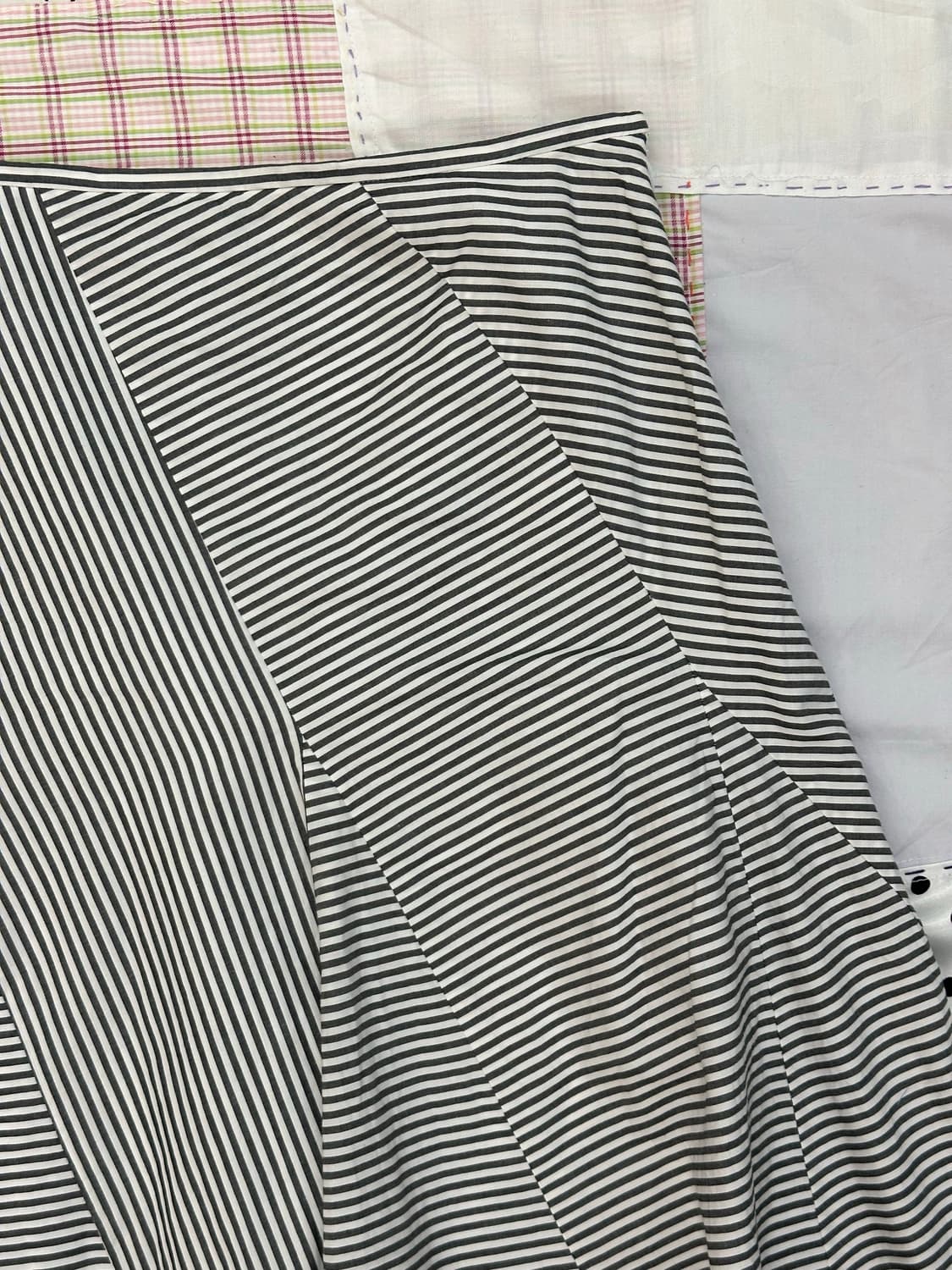 믹스 스트라이프 스커트 상품이미지5