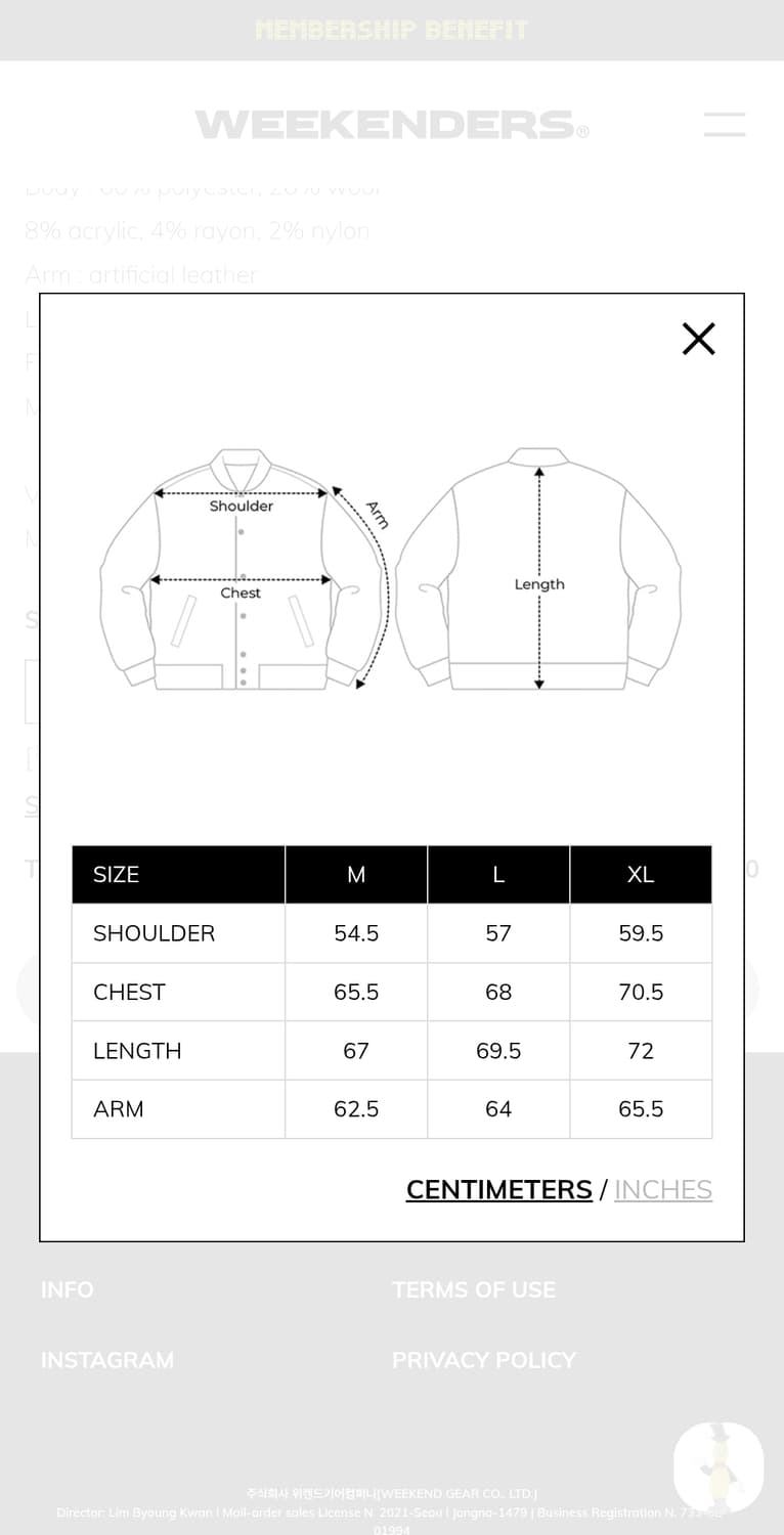 위캔더스 플레이보이 바시티자켓 상품이미지4