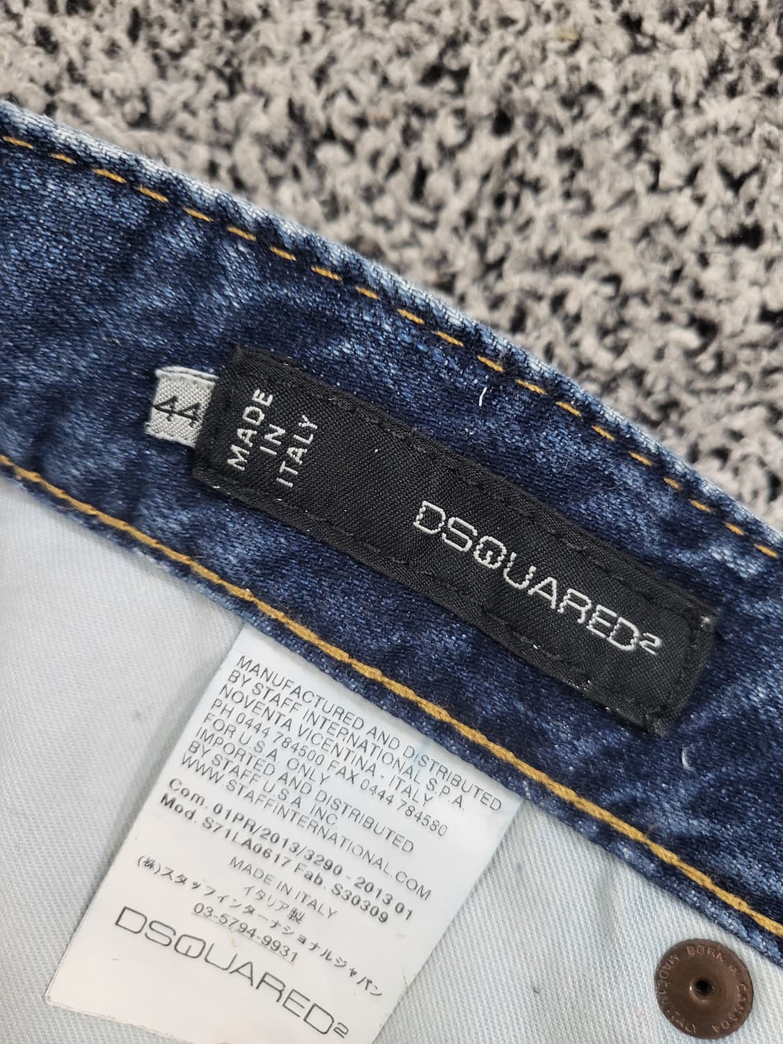 디스퀘어드2 (Dsquared2) 빈티지 데님 팬츠 상품이미지5