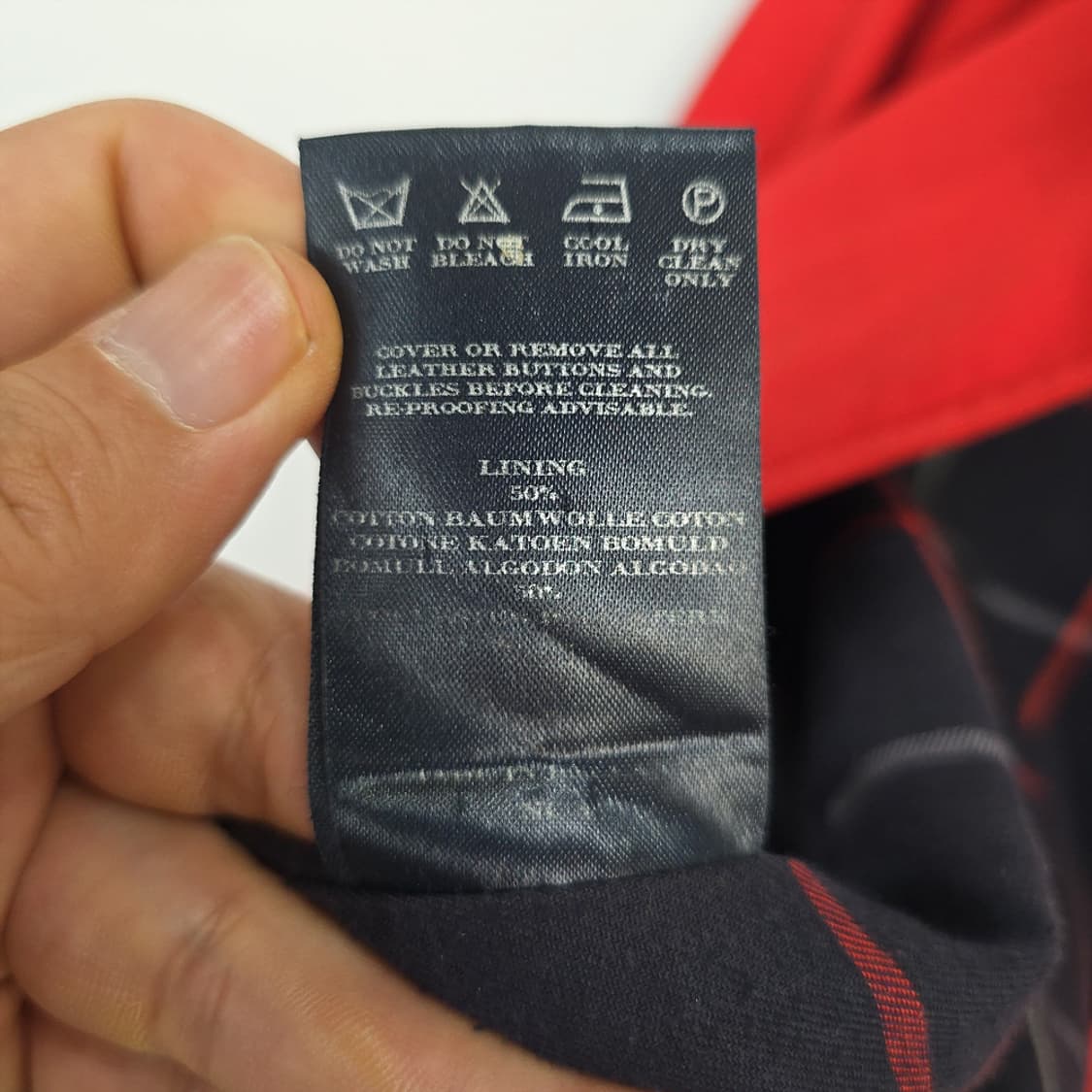 여성 버버리 BURBERRY 런던 레드 트렌치코트 UK 10 상품이미지8