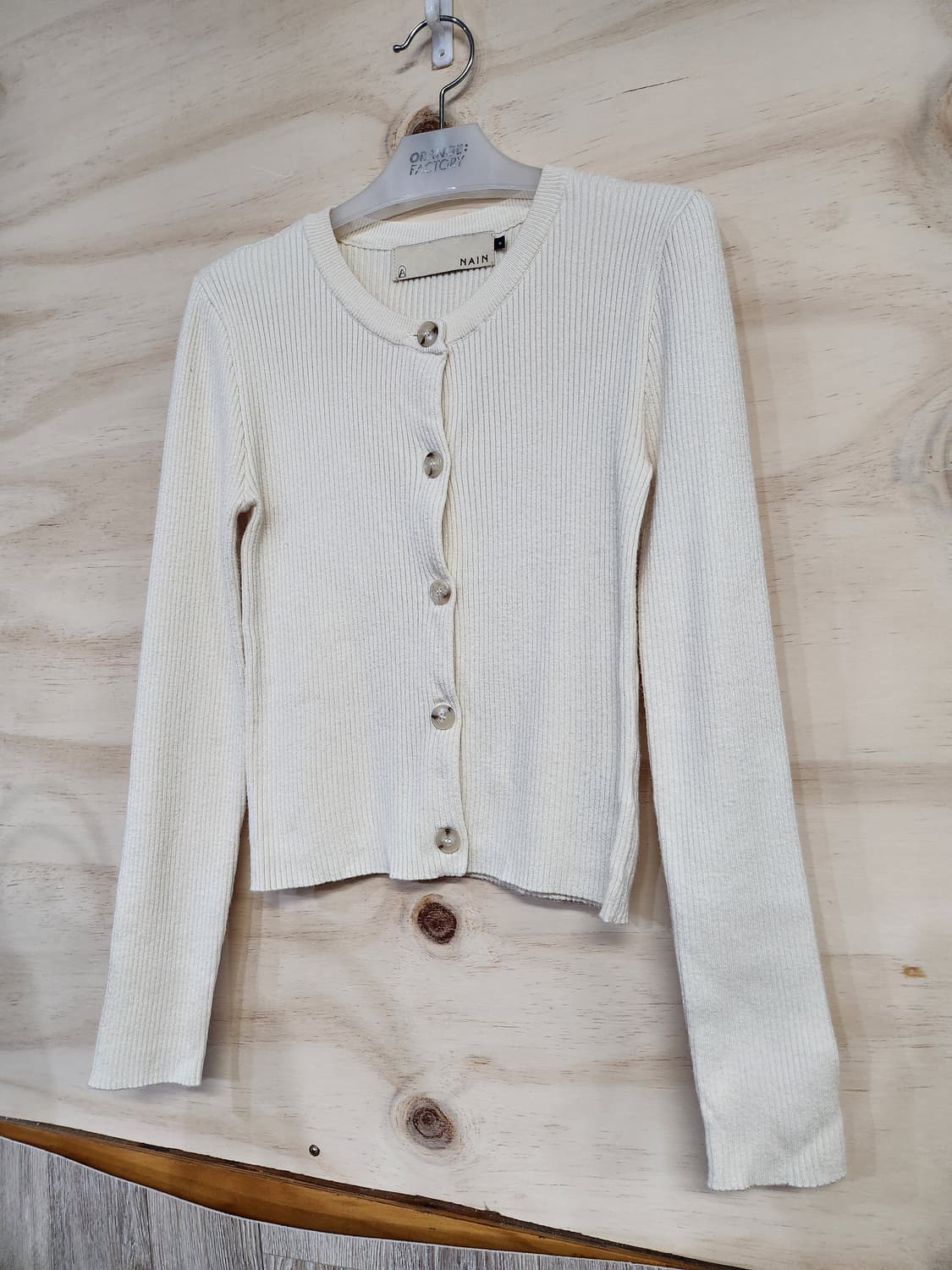362) NAIN 나인 골지 가디건 상품이미지2