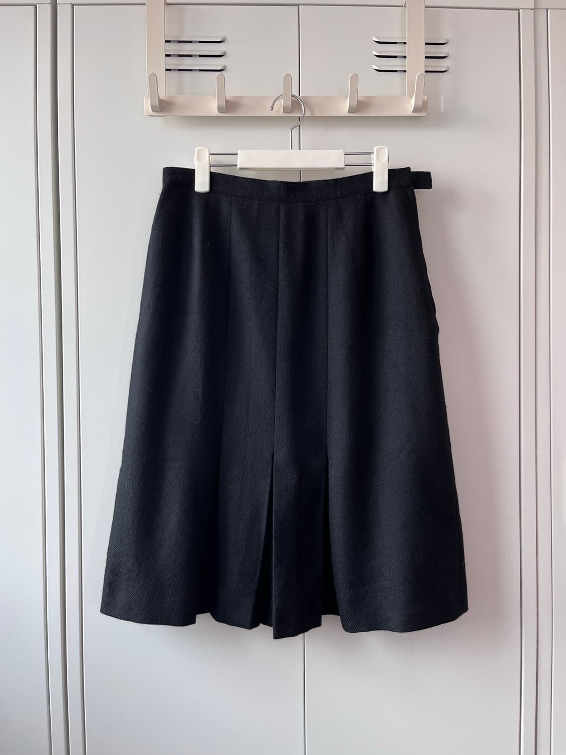 빈티지 핀턱 주름 플리츠 미디 스커트 상품이미지6