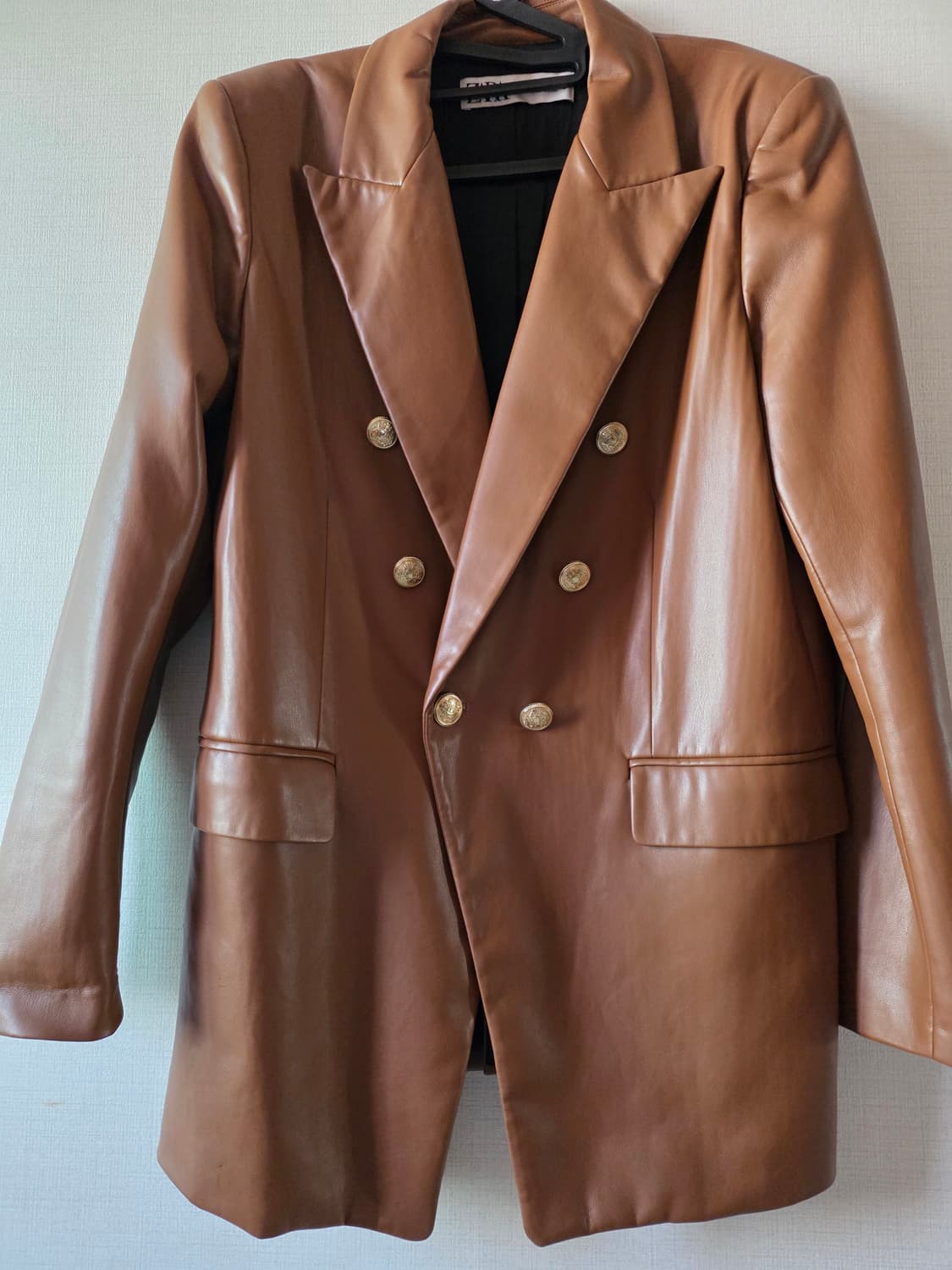 자라 페이크 레더 블레이져 상품이미지1