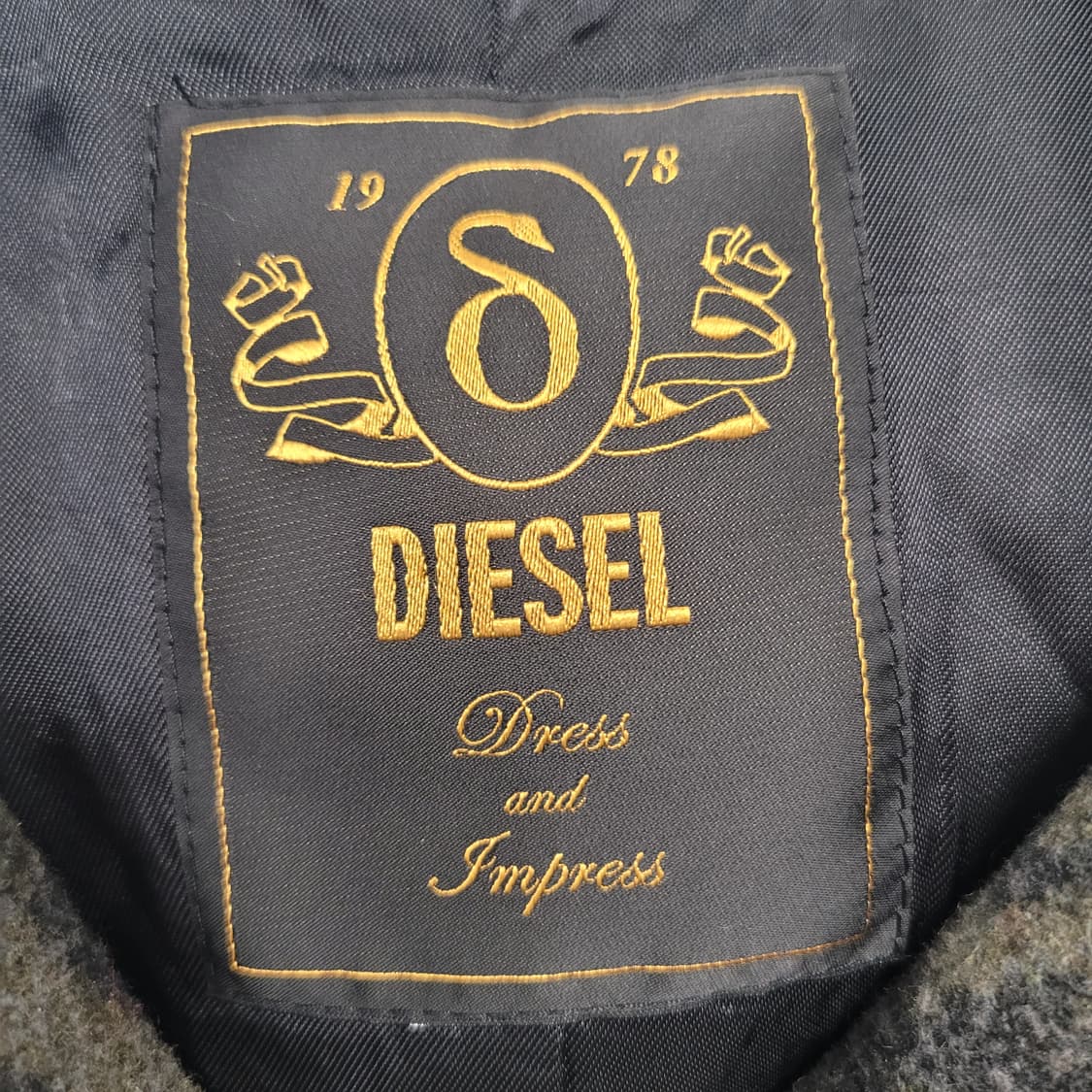 디젤 Diesel 레오파드 더블 숏코트 상품이미지4