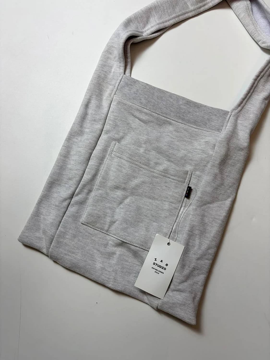 아이앱스튜디오 몽크 백 라이트 그레이 토트백 Q1461 상품이미지5