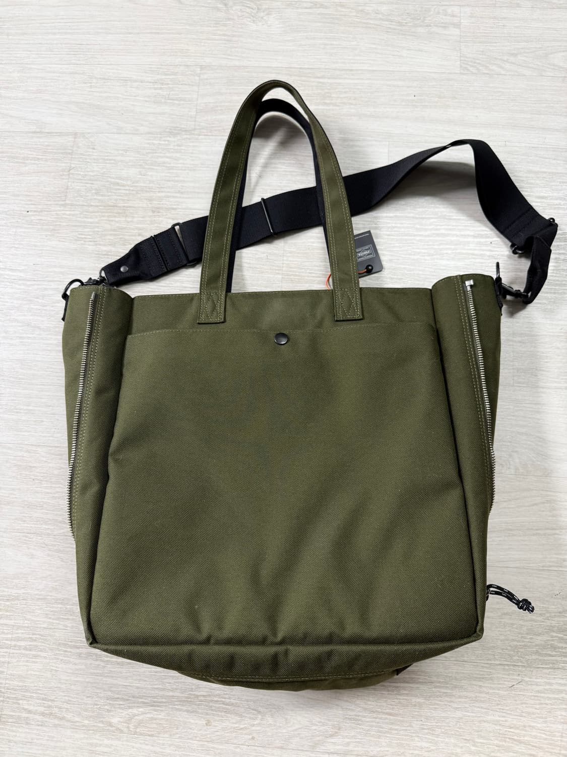 포터 오리지널 투웨이 토트백 L 카키 샌드컬러 새상품 상품이미지3