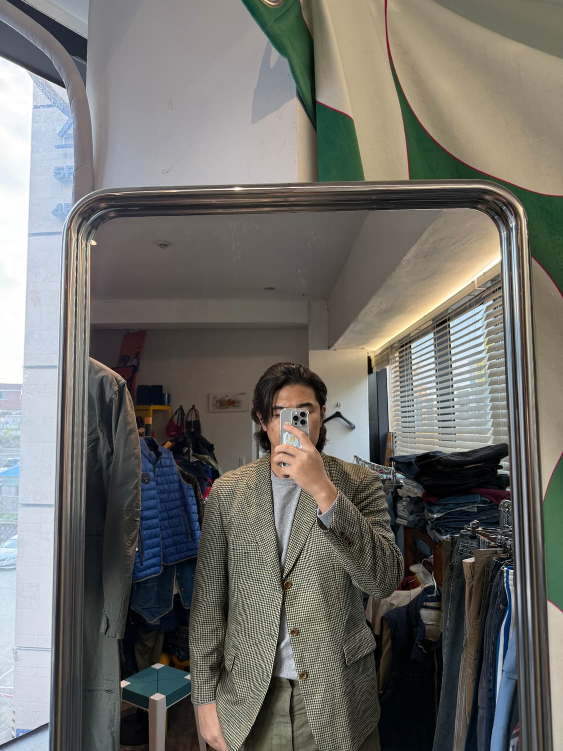 HUGO BOSS 하운드투스 테일러드 자켓 XL 42 상품이미지8