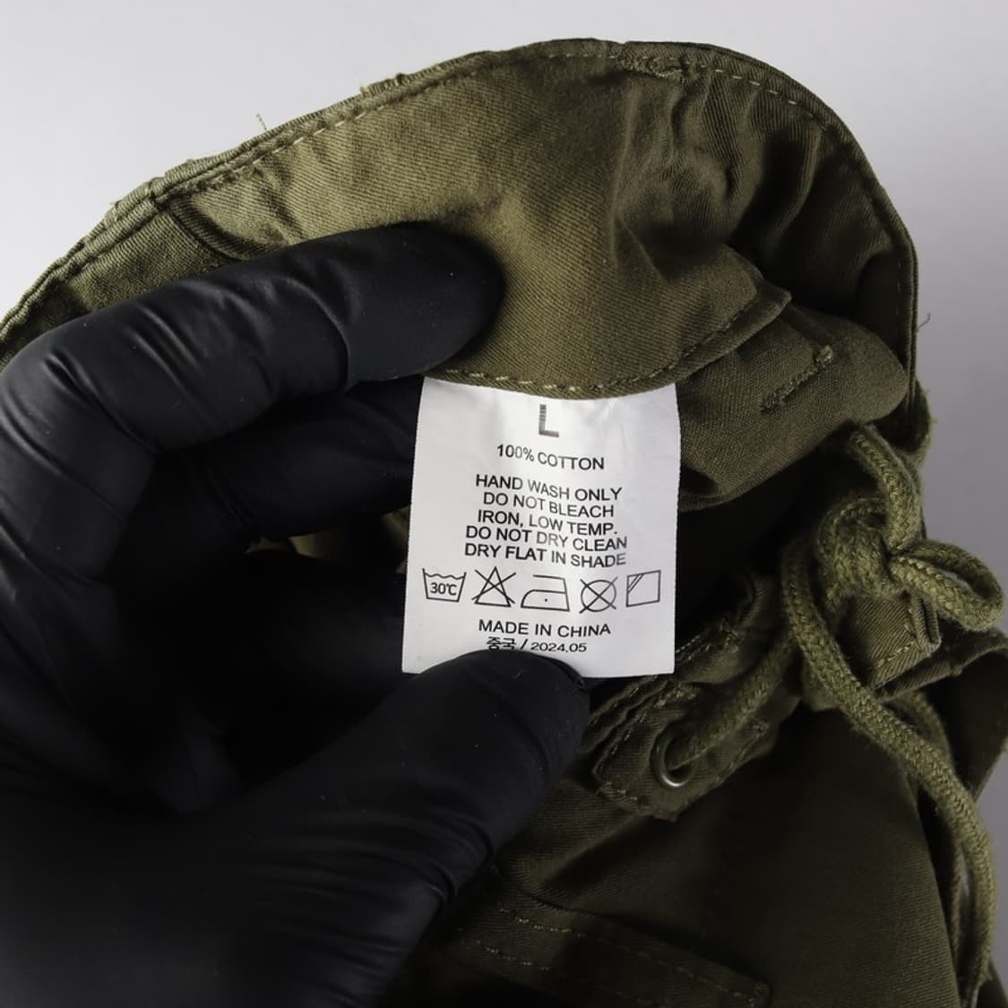 빅유니온 올리브 카키 벌룬핏 카고 팬츠 L 상품이미지7