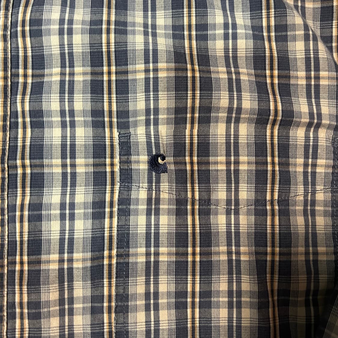 [L] 칼하트 자수로고 포켓 체크 셔츠 상품이미지2