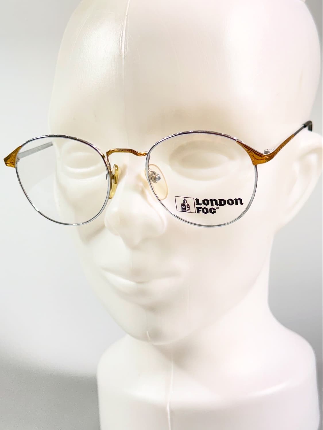 90s LONDON FOG 실버 클래식 라운드 빈티지 안경 상품이미지8