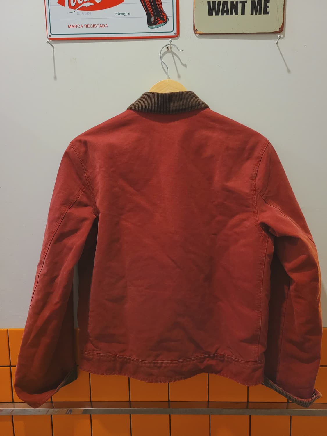 90s 빈티지 폴로 랄프로렌 디트로이트 워크 자켓 버건디 상품이미지6