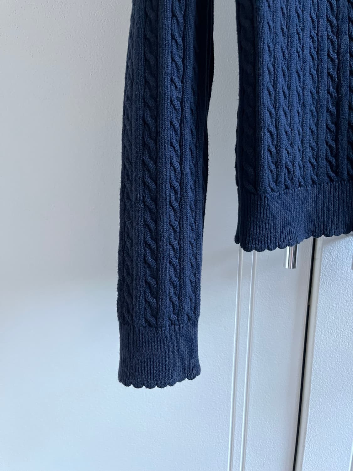 폴로 케이블 니트 가디건 상품이미지3
