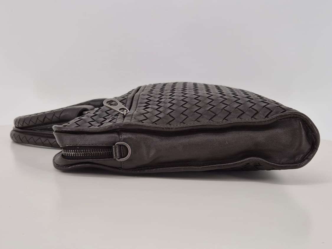 보테가베네타 인트레치아토 브리프케이스 다크브라운컬러 상품이미지5