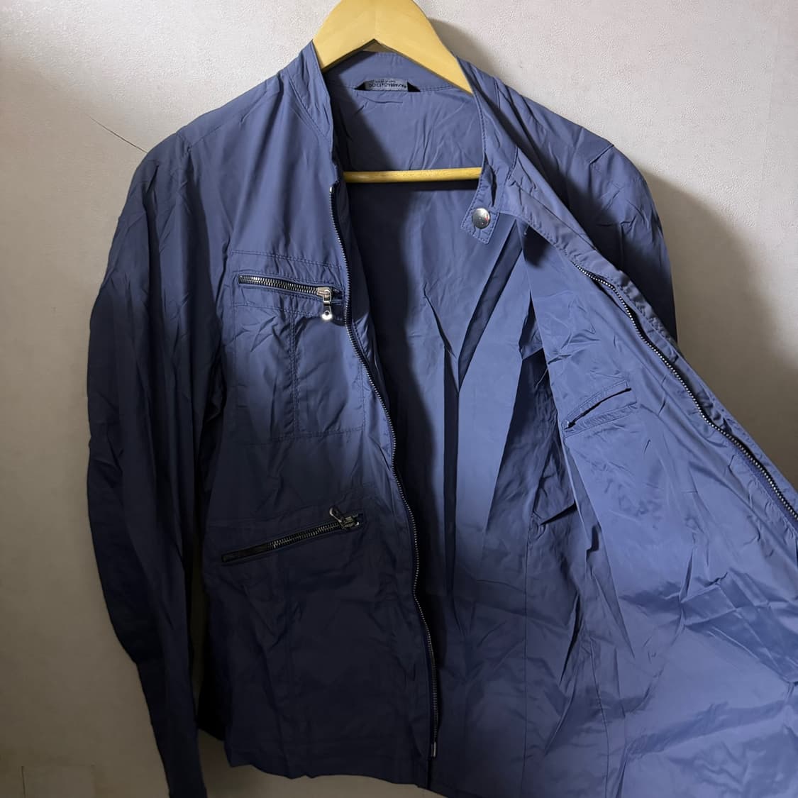 돌체앤가바나 플레이트 디테일 라이더 블루종 자켓 48(95) 상품이미지9