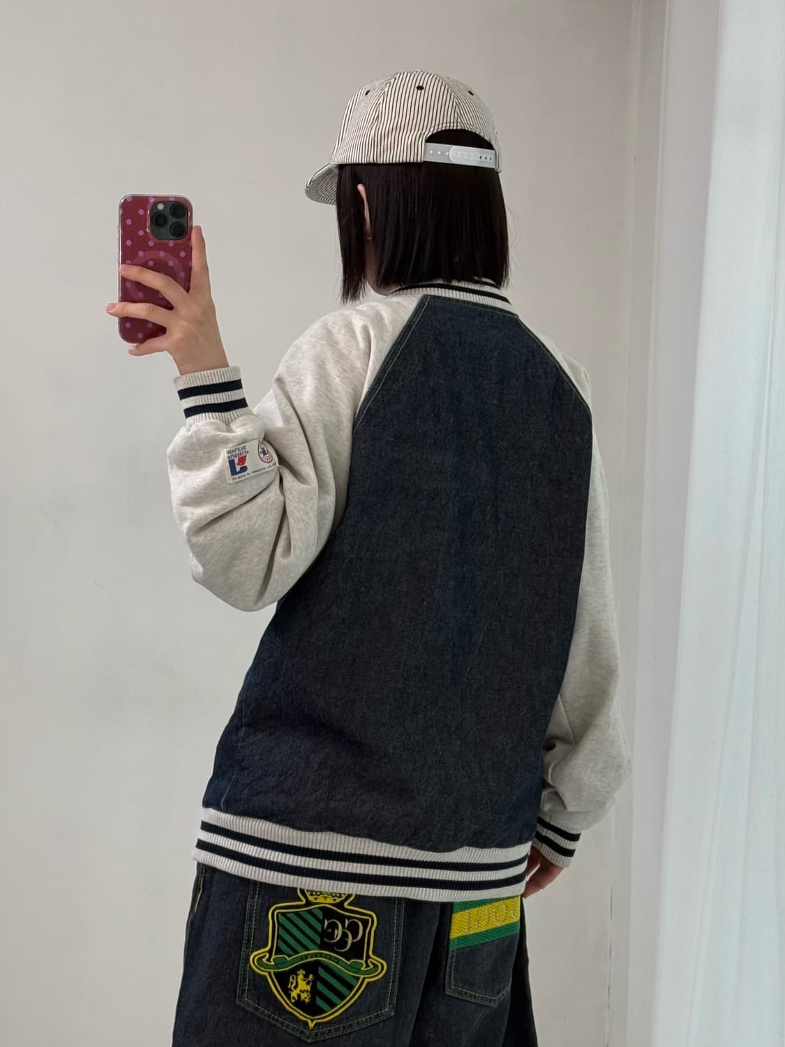 90‘s 러셀 mlb 바시티 자켓 상품이미지5