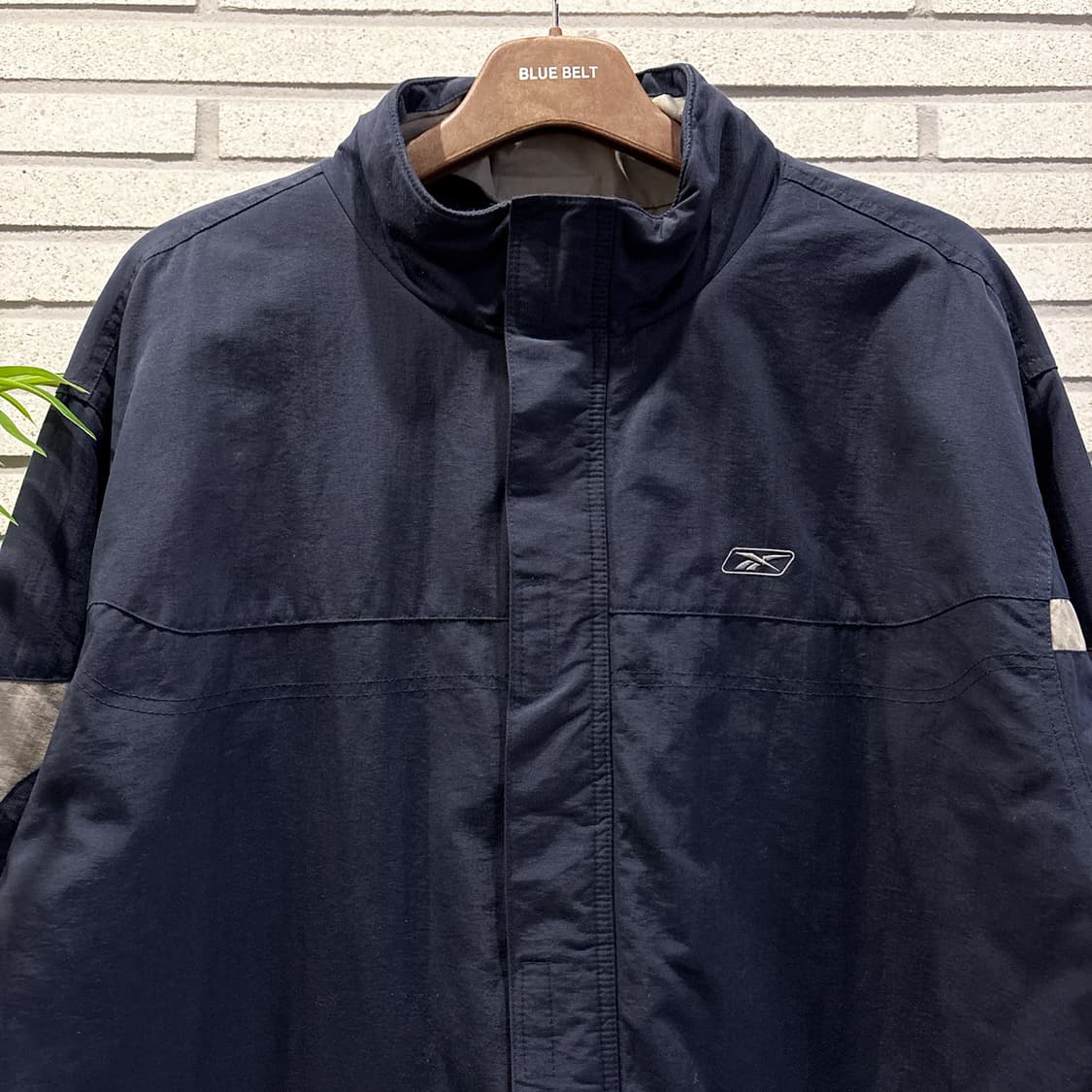 Reebok 리복 00s 퍼포먼스 집업 점퍼 로고 레터링 디테일 네이비 상품이미지4