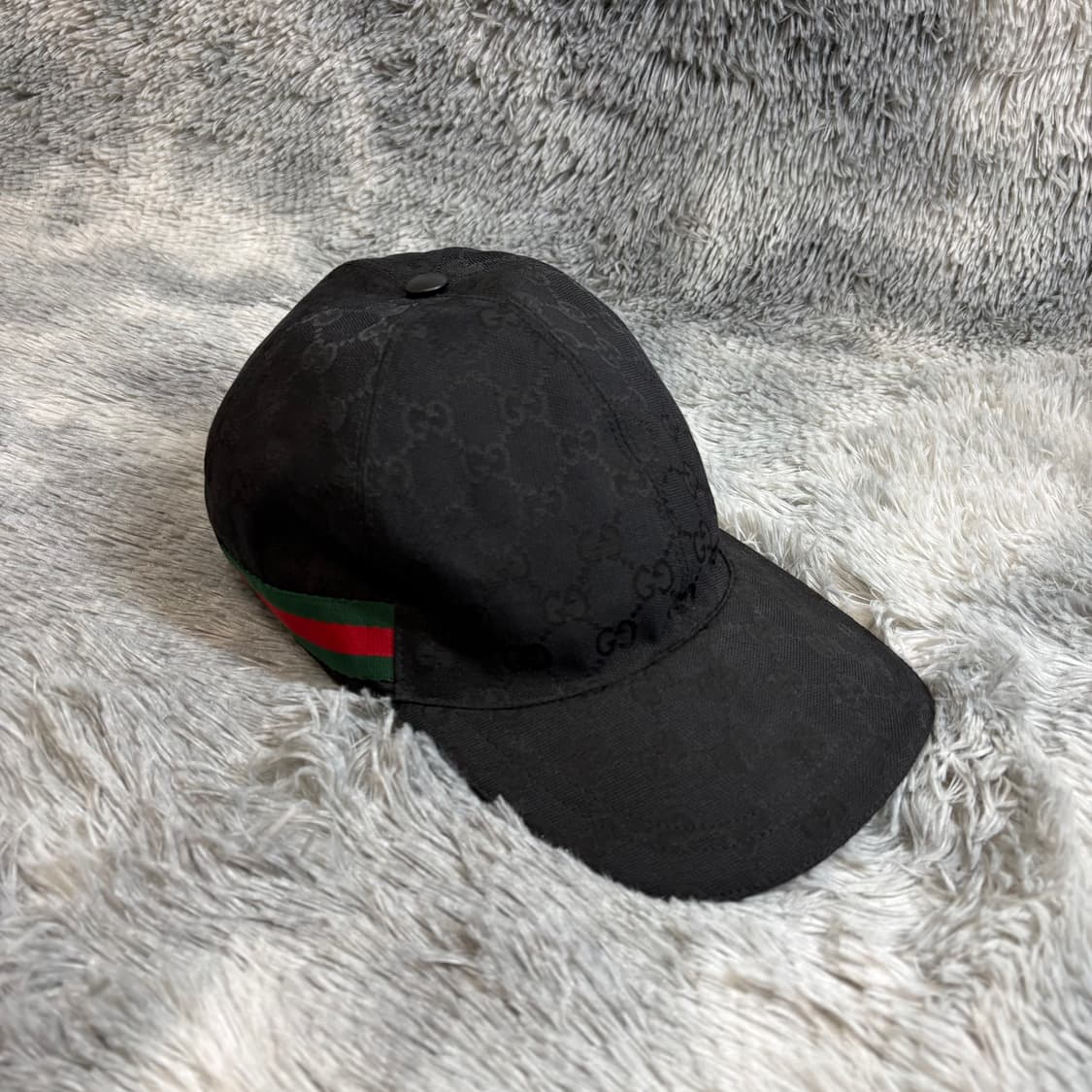 구찌 볼캡 블랙 S 백화점판 상품이미지2