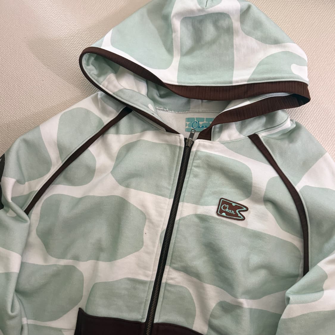 Chan brick zip up hoodie 상품이미지2