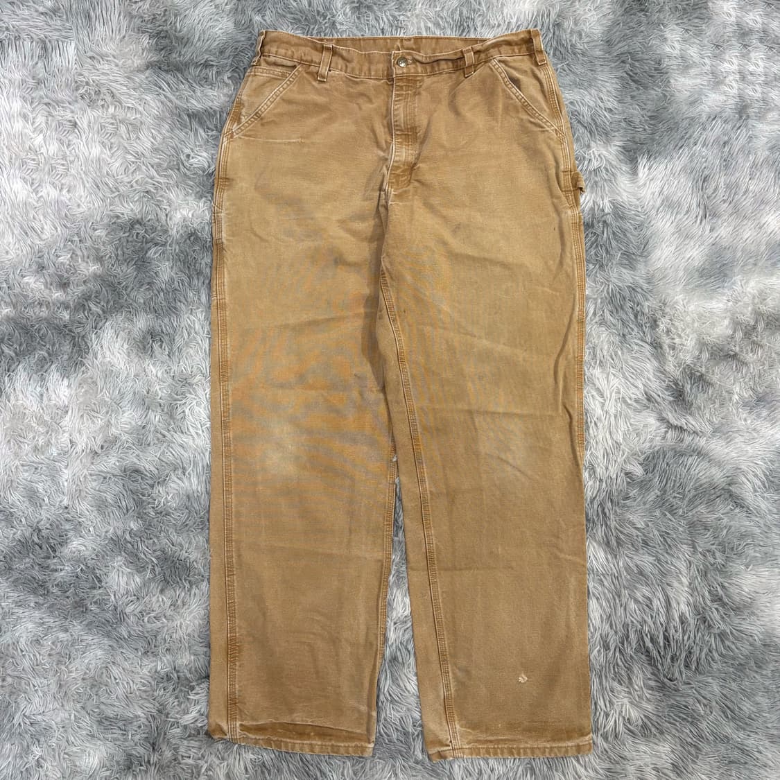 빈티지 칼하트 B11 BRN 싱글니 카펜터 팬츠 상품이미지3