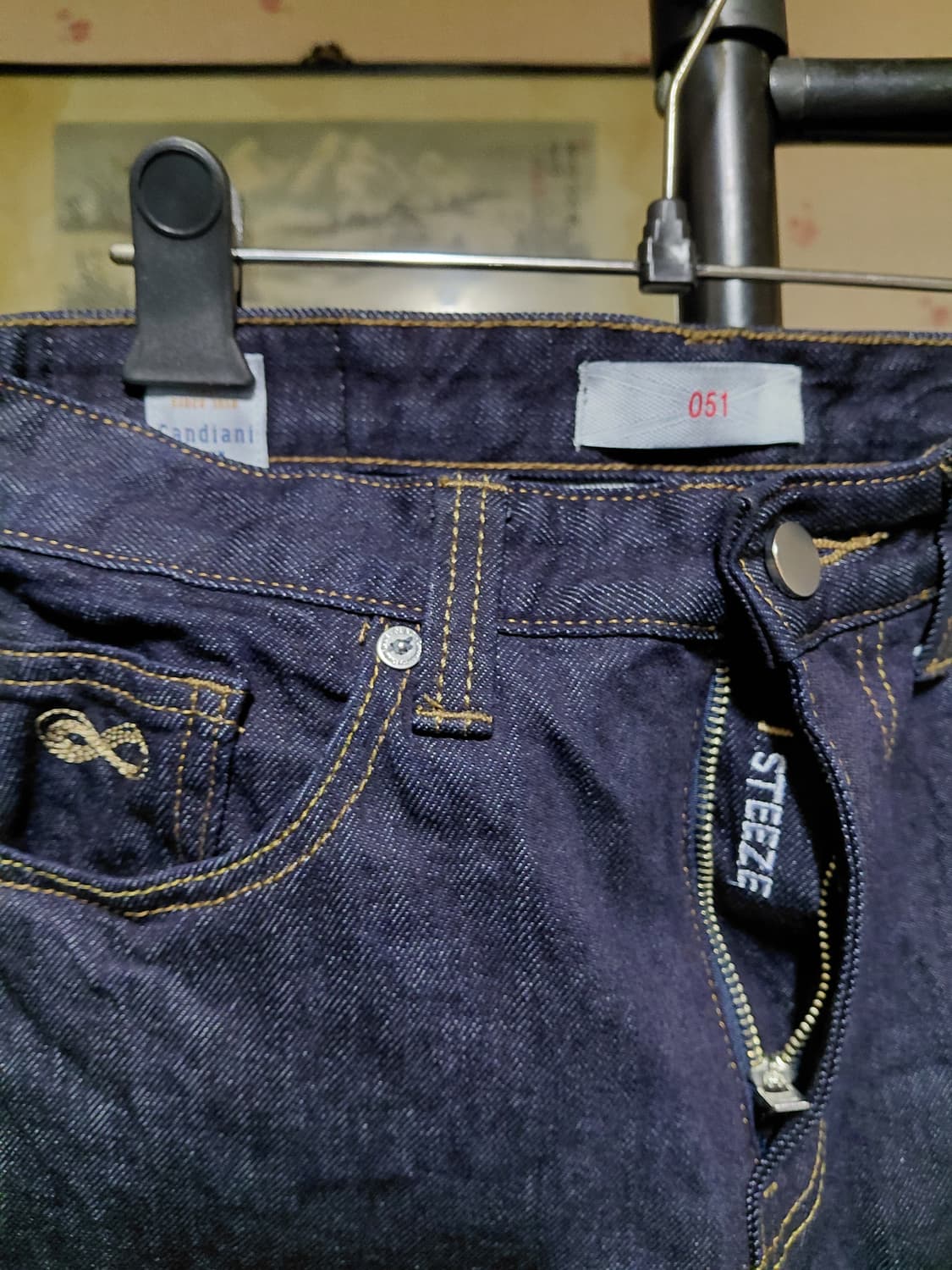 [플랙]칸디아니 스티즈051 로우 데님 청바지 32사이즈  상품이미지4