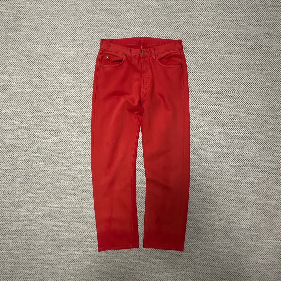 LEVI'S 80's usa made vintage denim red 상품이미지1