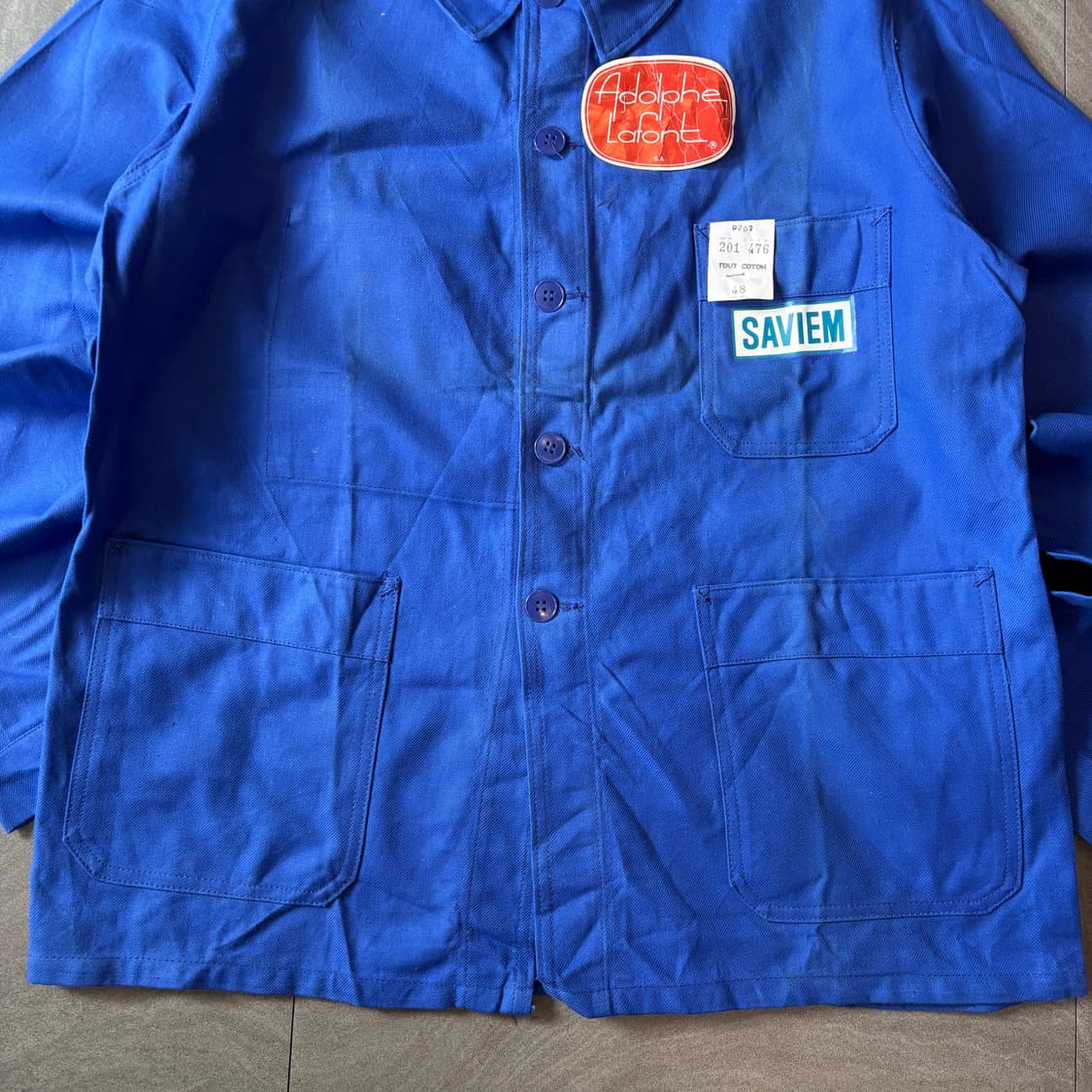 90년대 빈티지 프랑스 생산 프렌치 워크 자켓 상품이미지3